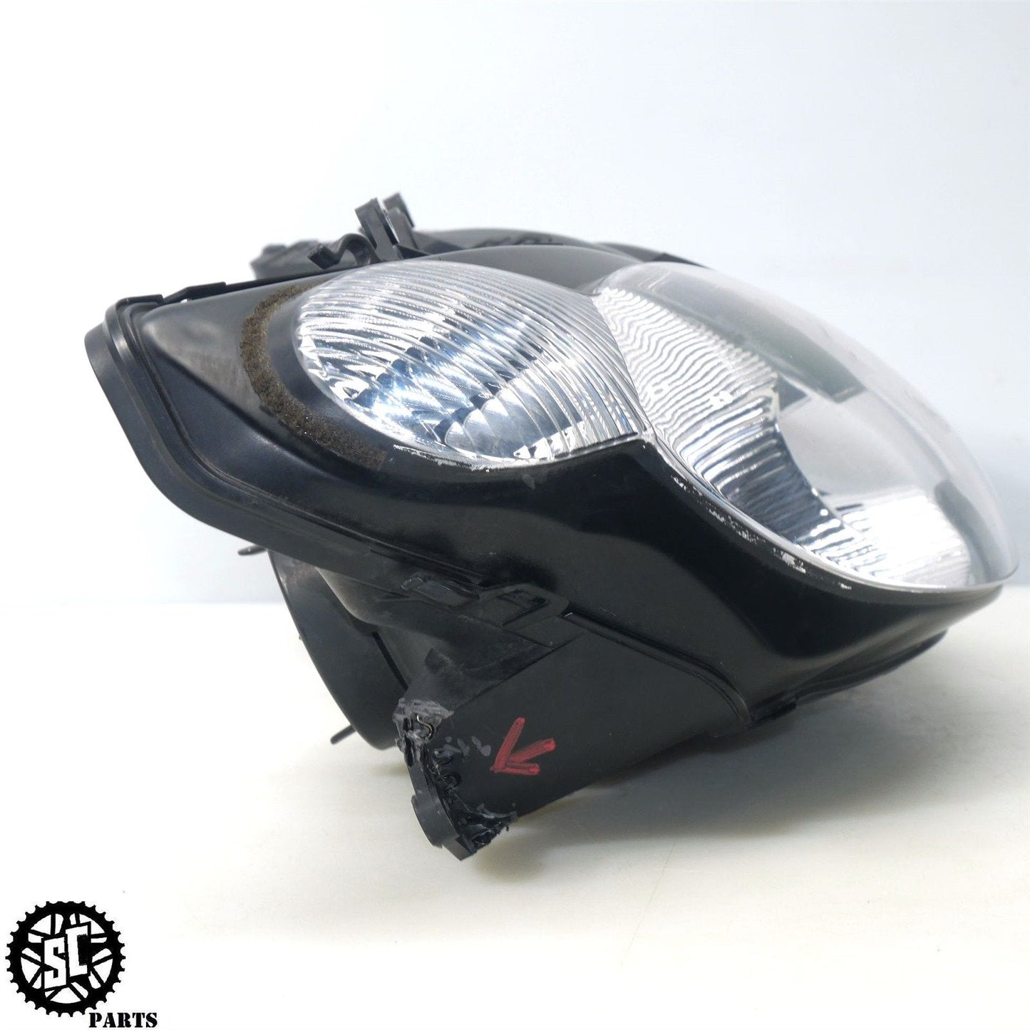 02 - 05 KAWASAKI ZZR1200 HEADLIGHT K59 - SALVAGECYCLEPARTS