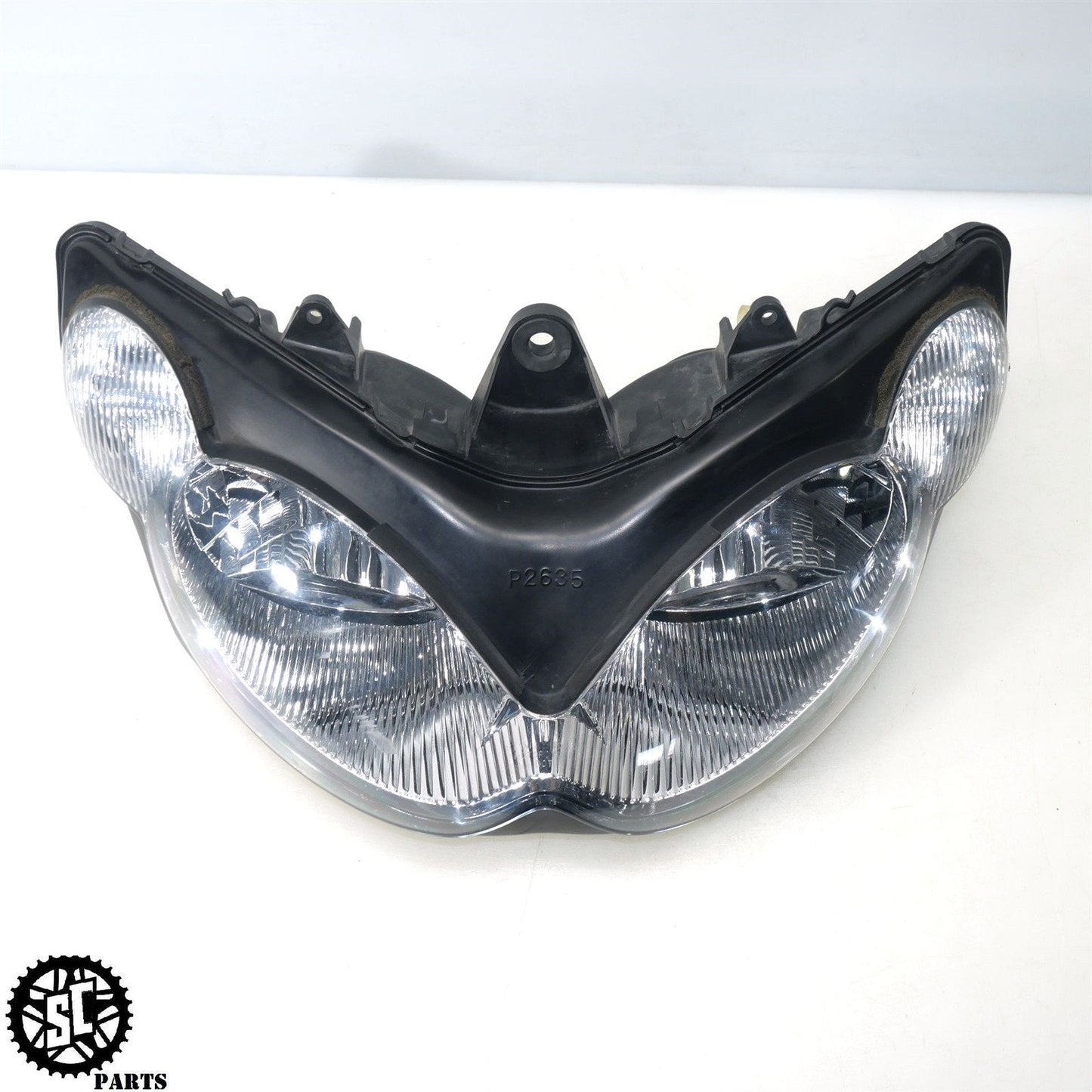 02 - 05 KAWASAKI ZZR1200 HEADLIGHT K59 - SALVAGECYCLEPARTS