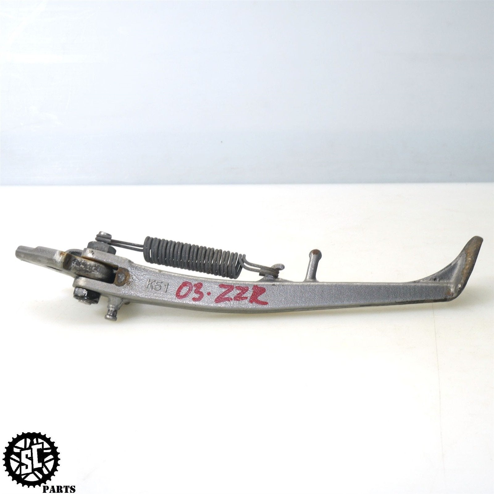 02 - 05 KAWASAKI ZZR1200 KICKSTAND K59 - SALVAGECYCLEPARTS