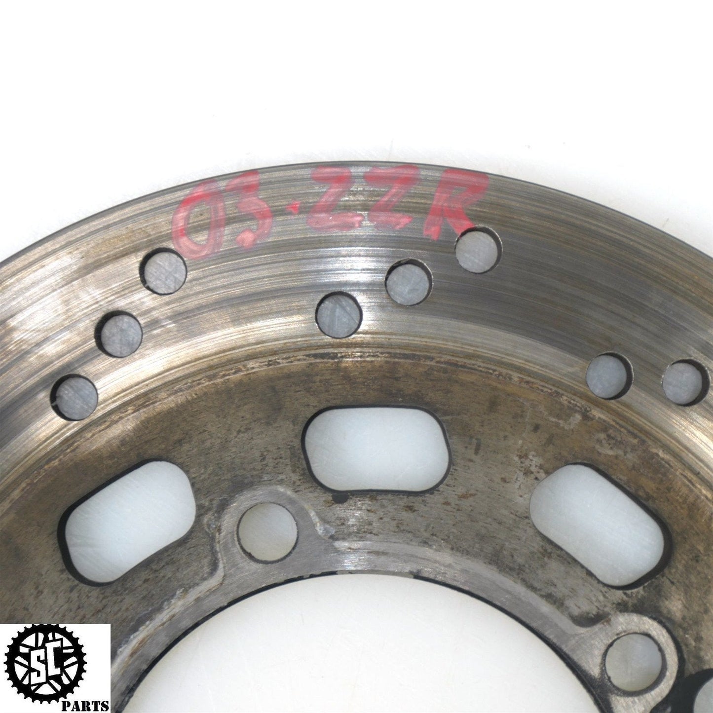 02 - 05 KAWASAKI ZZR1200 REAR BRAKE ROTOR K59 - SALVAGECYCLEPARTS