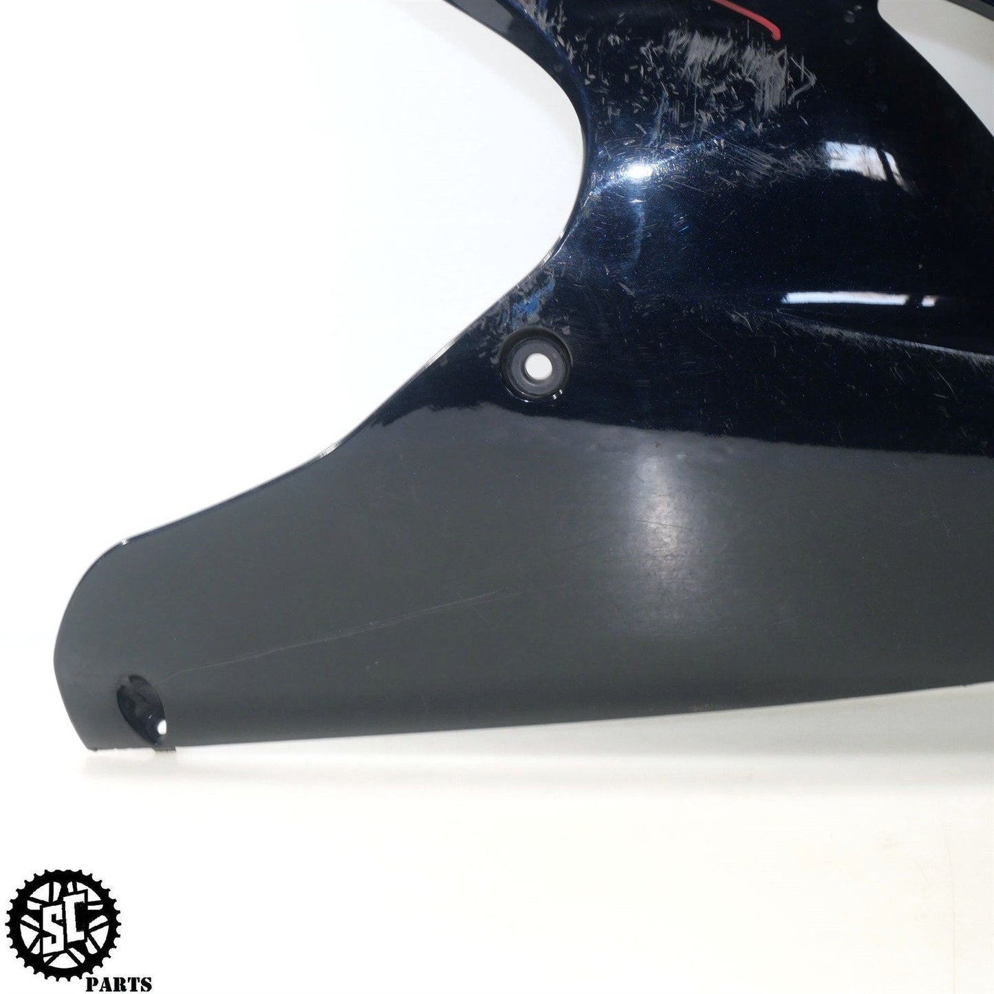 02 - 05 KAWASAKI ZZR1200 RIGHT SIDE FAIRING K59 - SALVAGECYCLEPARTS