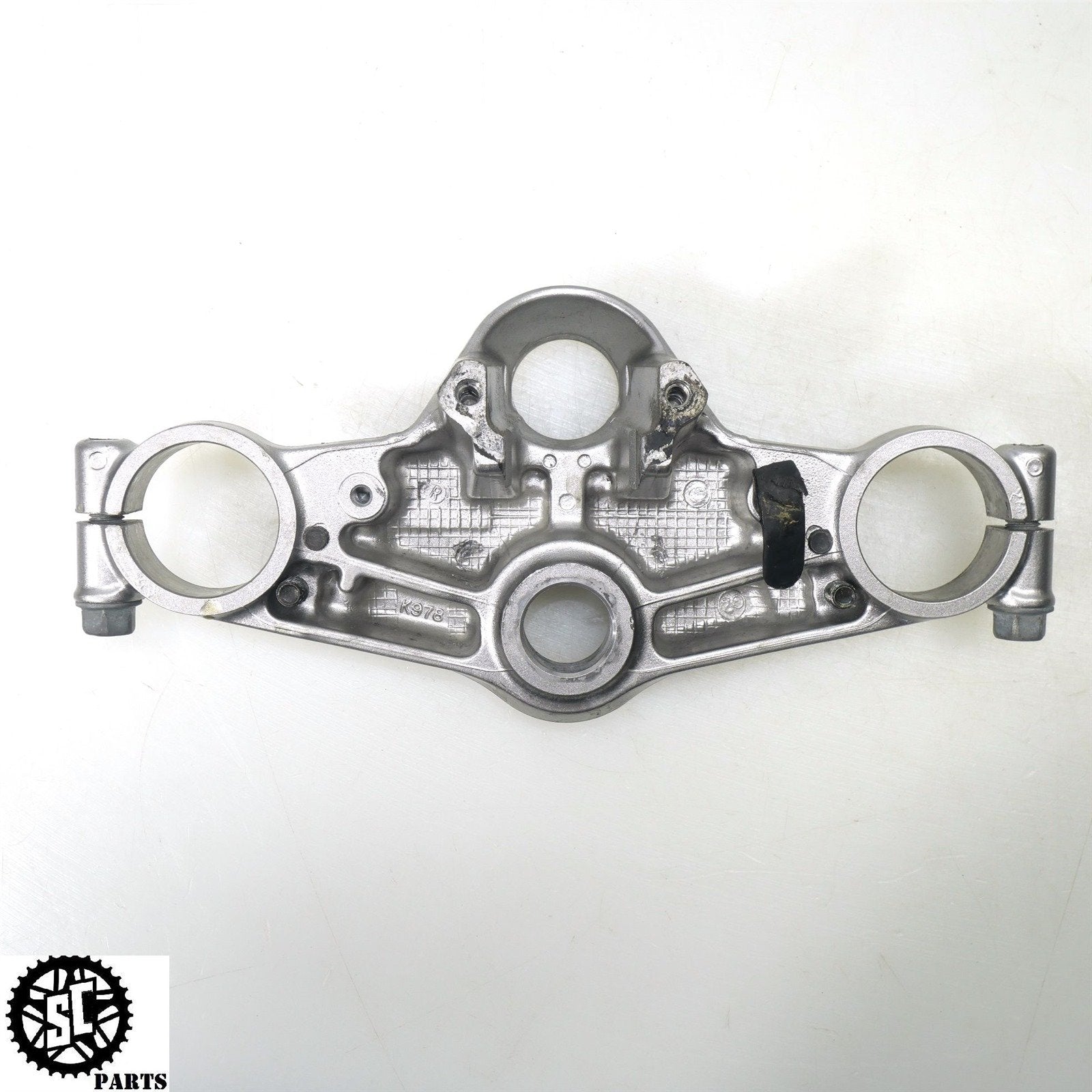 02 - 05 KAWASAKI ZZR1200 UPPER TRIPLE TREE K59 - SALVAGECYCLEPARTS