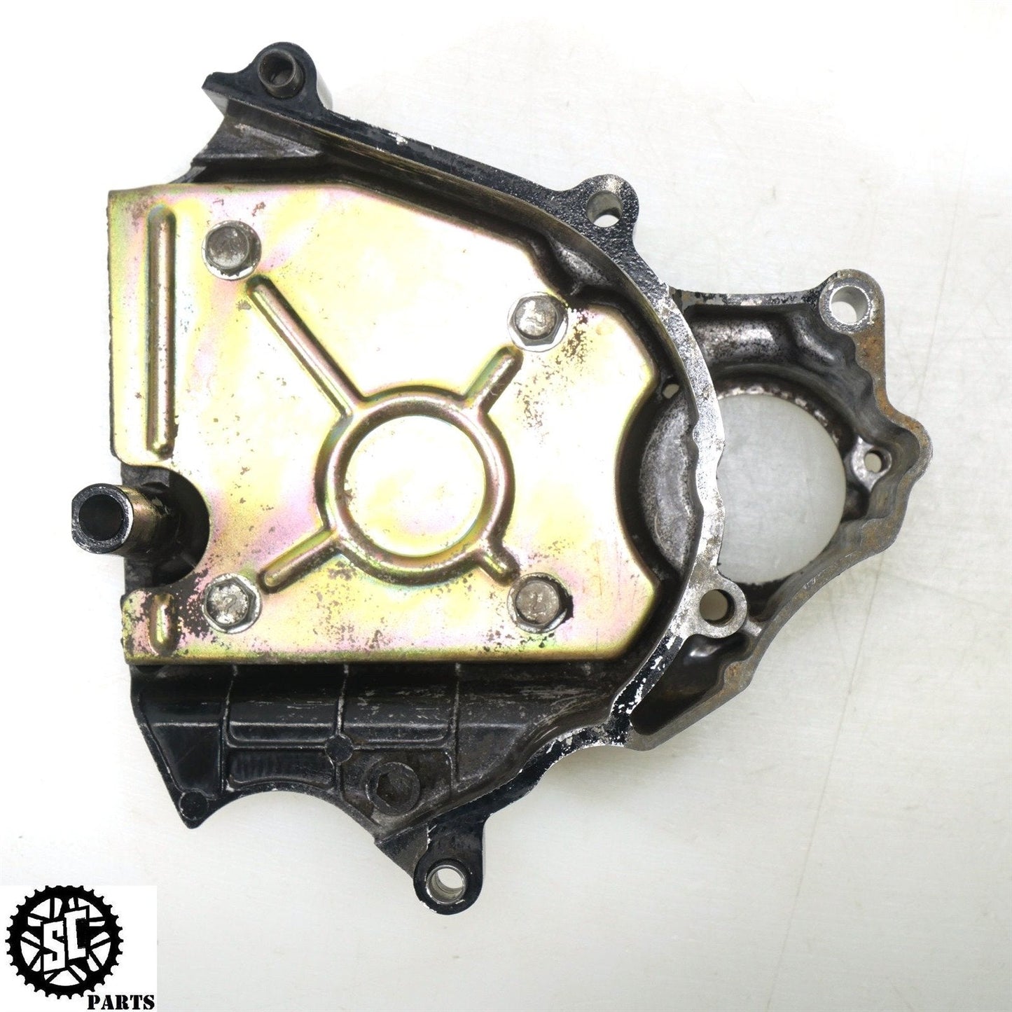 02 - 05 KAWASAKI ZZR1200 ZX11 FRONT SPROCKET COVER 14026 - 1213 K59 - SALVAGECYCLEPARTS