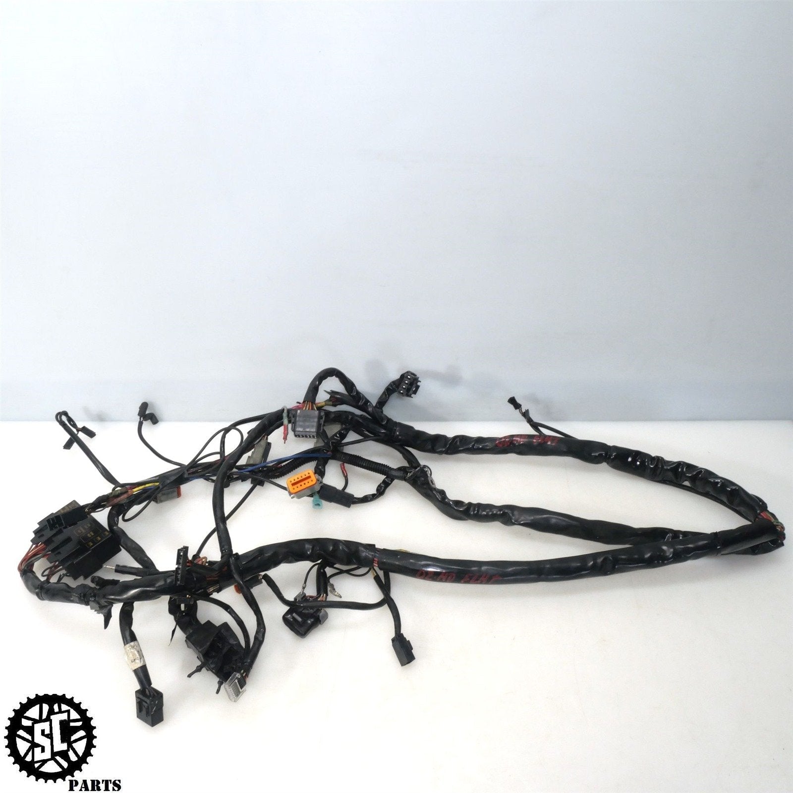 02 HARLEY DAVIDSON ELECTRA GLIDE MAIN WIRING HARNESS 70985 - 02 H46 - SALVAGECYCLEPARTS