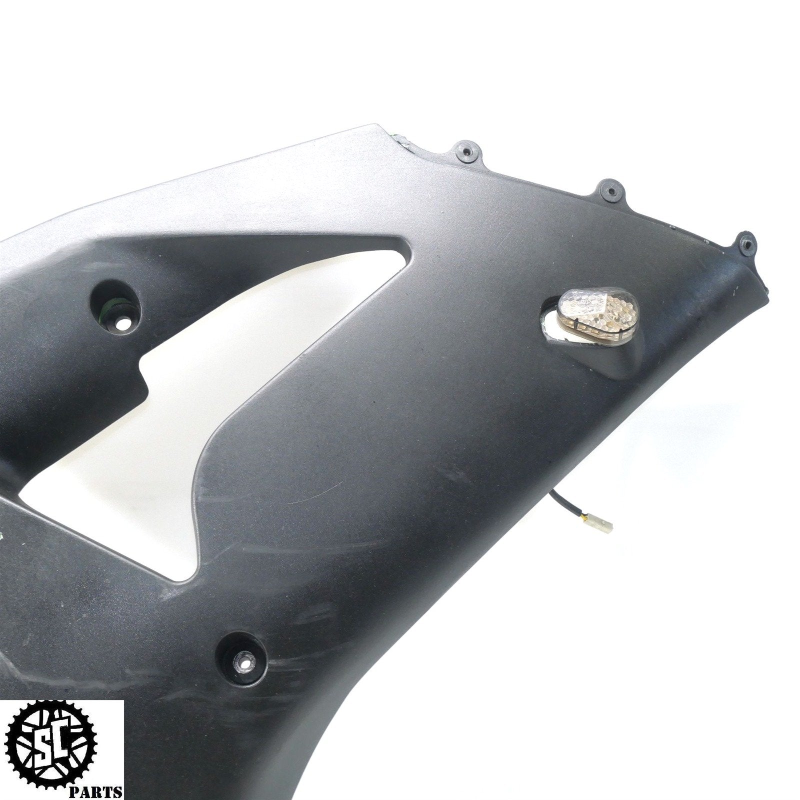 03 04 2003 KAWASAKI NINJA ZX6R 636 RIGHT SIDE MID FAIRING PLASTIC K07 - SALVAGECYCLEPARTS