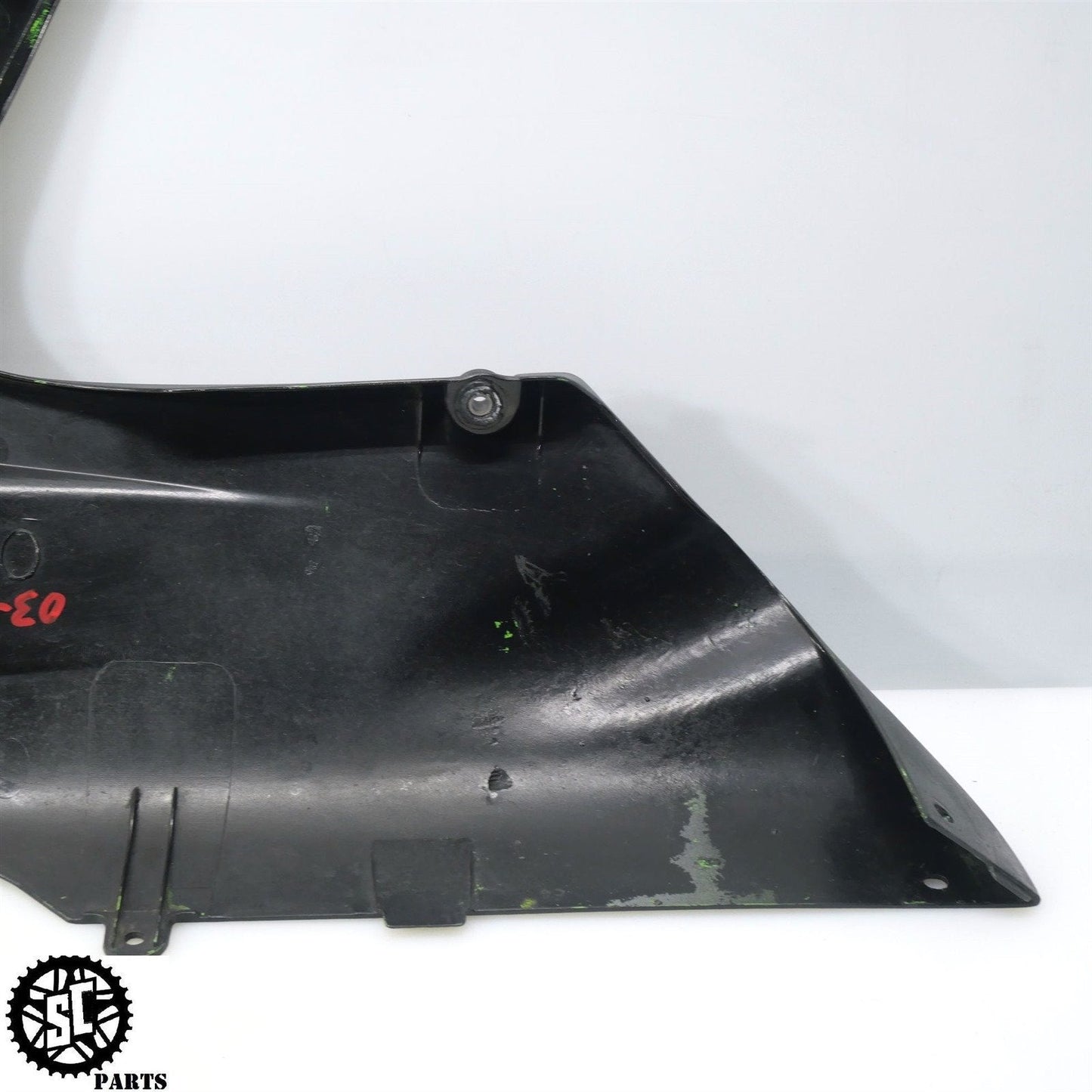 03 04 2003 KAWASAKI NINJA ZX6R 636 RIGHT SIDE MID FAIRING PLASTIC K07 - SALVAGECYCLEPARTS