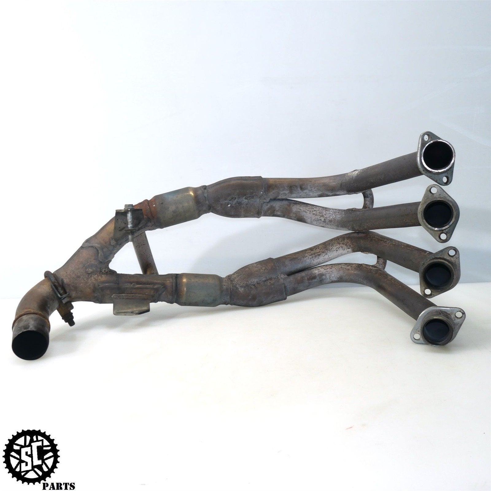 03 04 HONDA CBR600RR EXHAUST HEADER PIPE H43 - SALVAGECYCLEPARTS