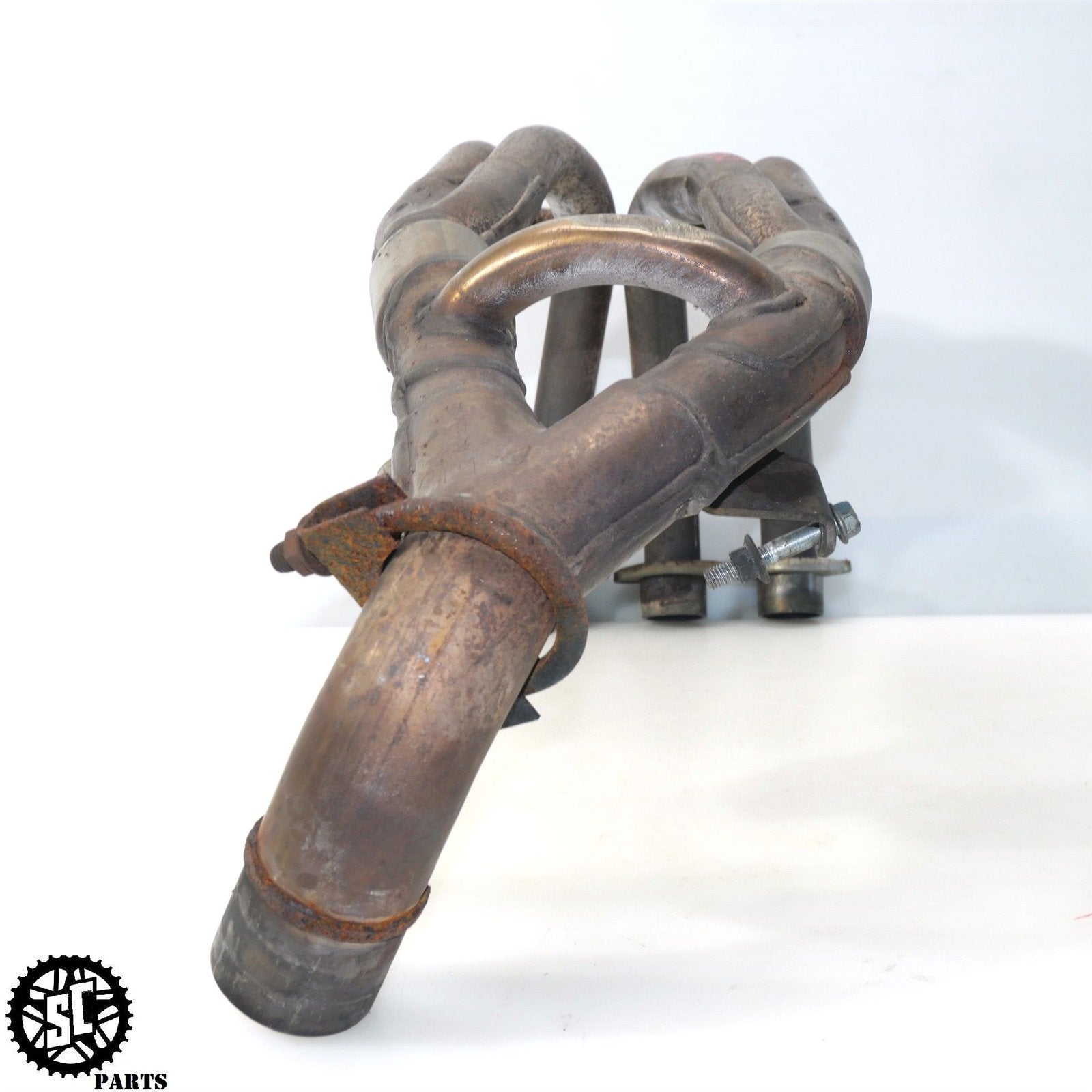 03 04 HONDA CBR600RR EXHAUST HEADER PIPE H43 - SALVAGECYCLEPARTS