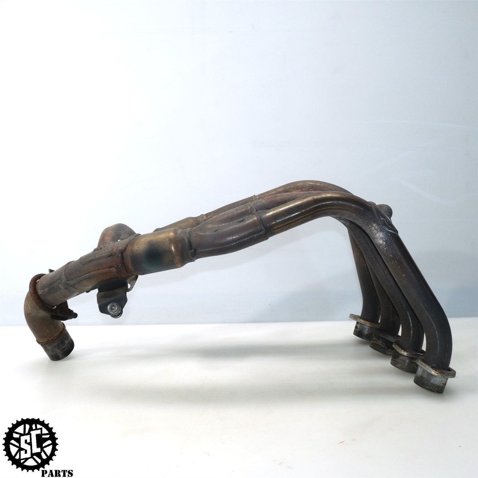 03 04 HONDA CBR600RR EXHAUST HEADER PIPE H43 - SALVAGECYCLEPARTS