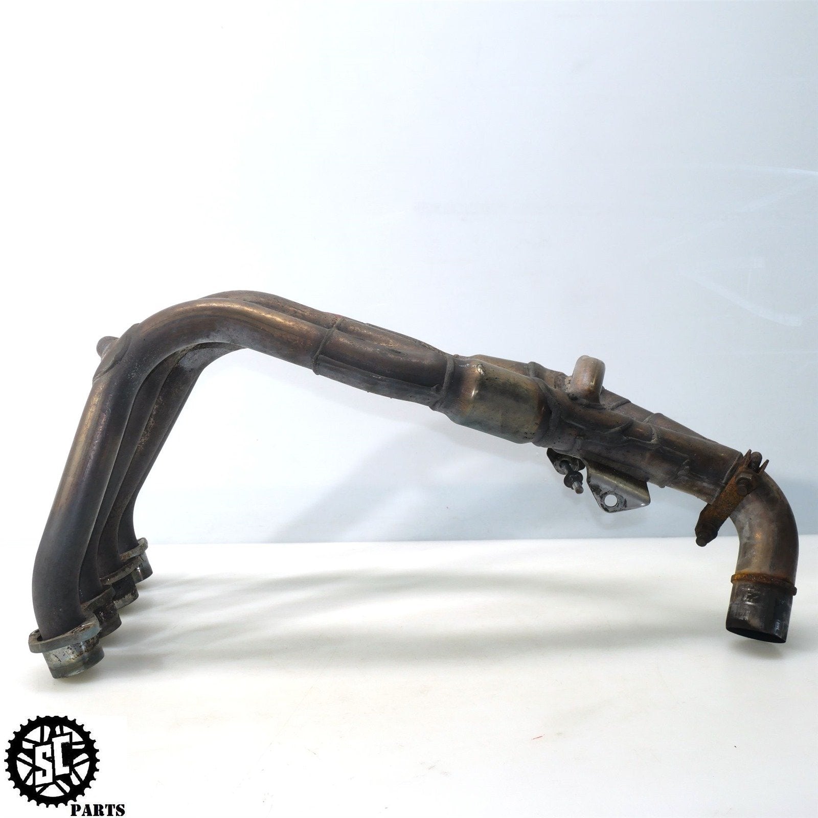 03 04 HONDA CBR600RR EXHAUST HEADER PIPE H43 - SALVAGECYCLEPARTS