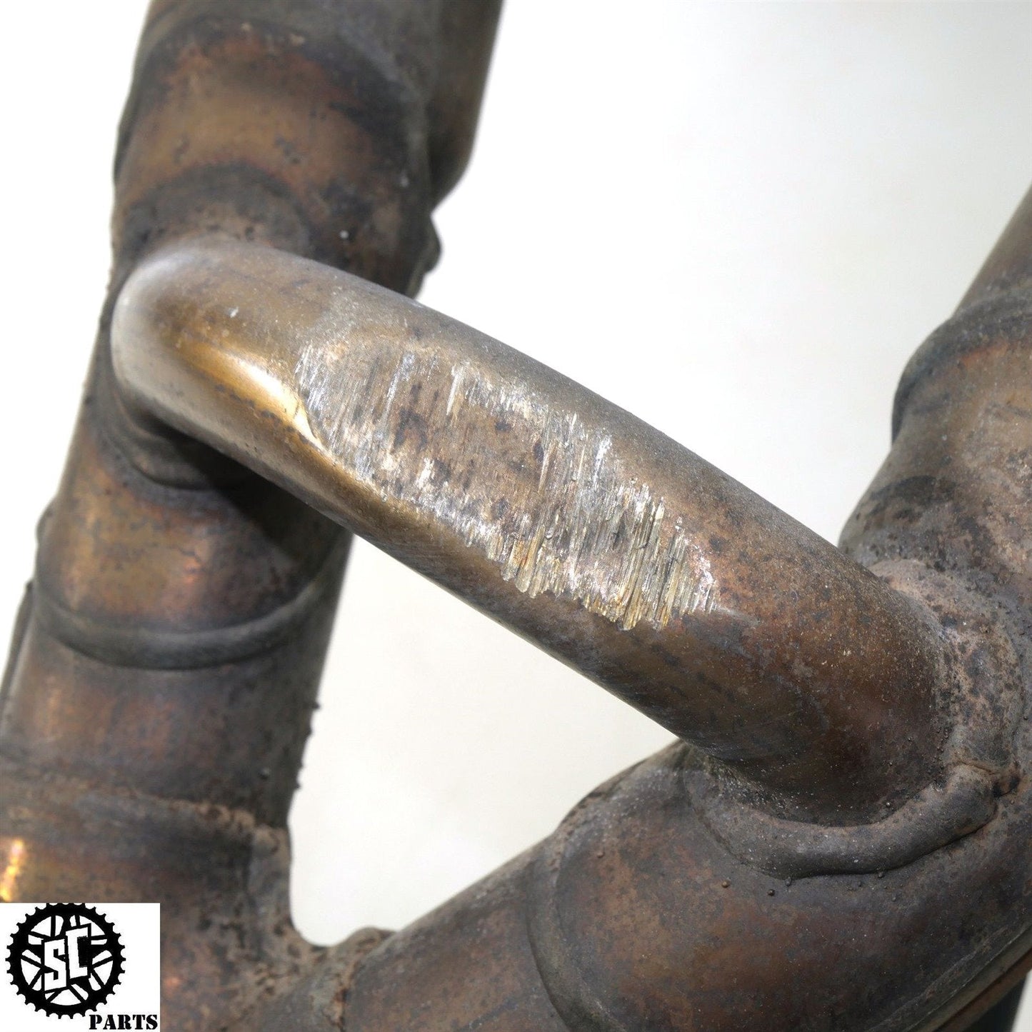 03 04 HONDA CBR600RR EXHAUST HEADER PIPE H43 - SALVAGECYCLEPARTS