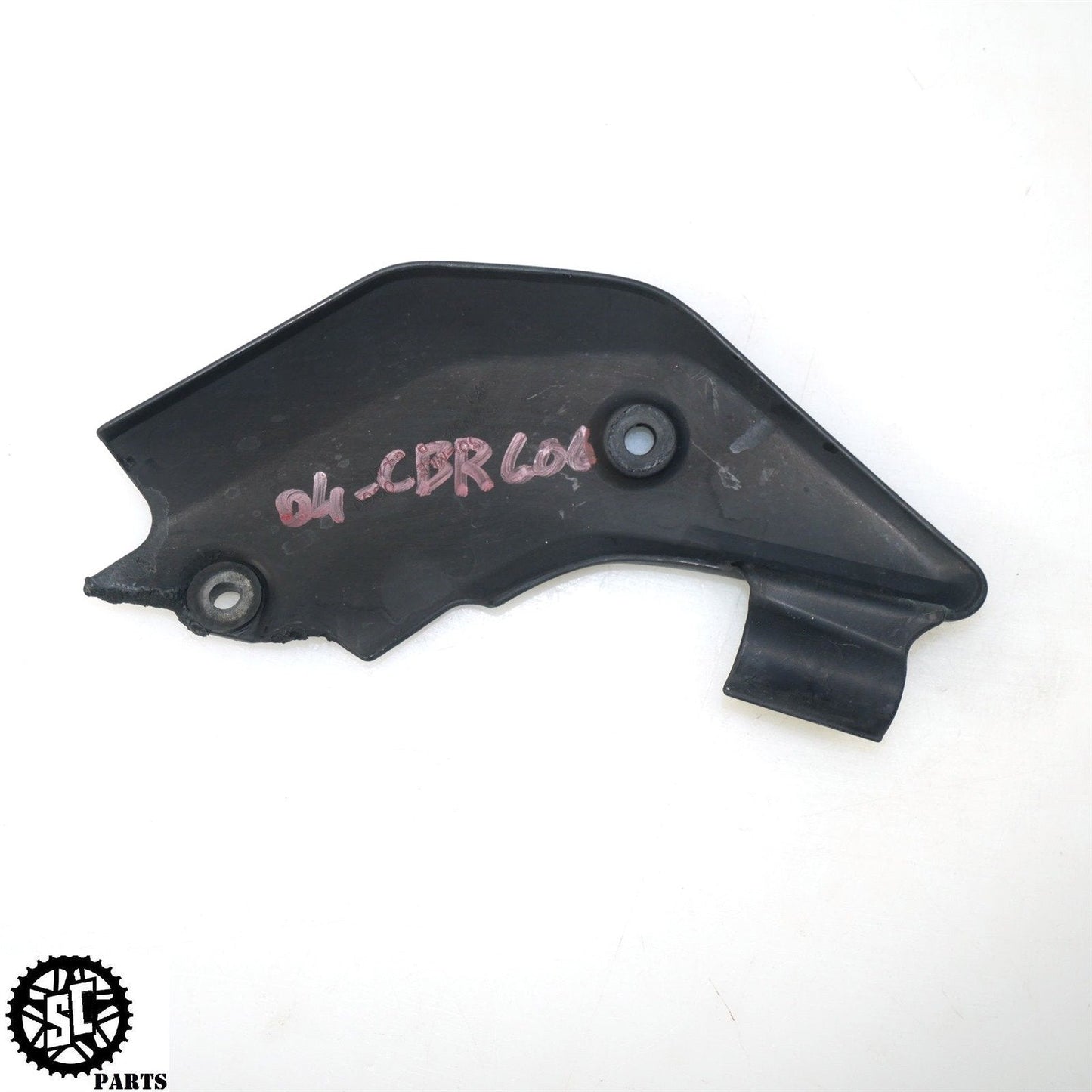 03 04 HONDA CBR600RR EXHAUST PIPE HEAT SHIELD COVER H43 - SALVAGECYCLEPARTS