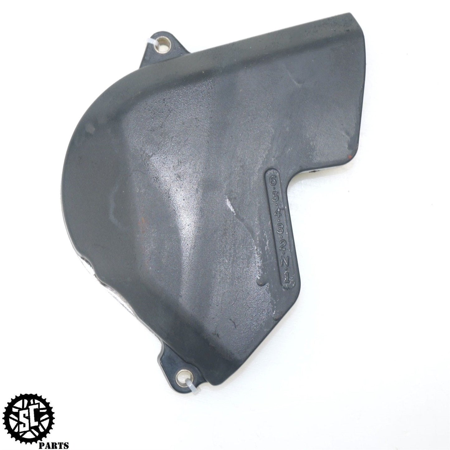 03 04 HONDA CBR600RR FRONT SPROCKET COVER 11350 - MEE - 670 H43 - SALVAGECYCLEPARTS