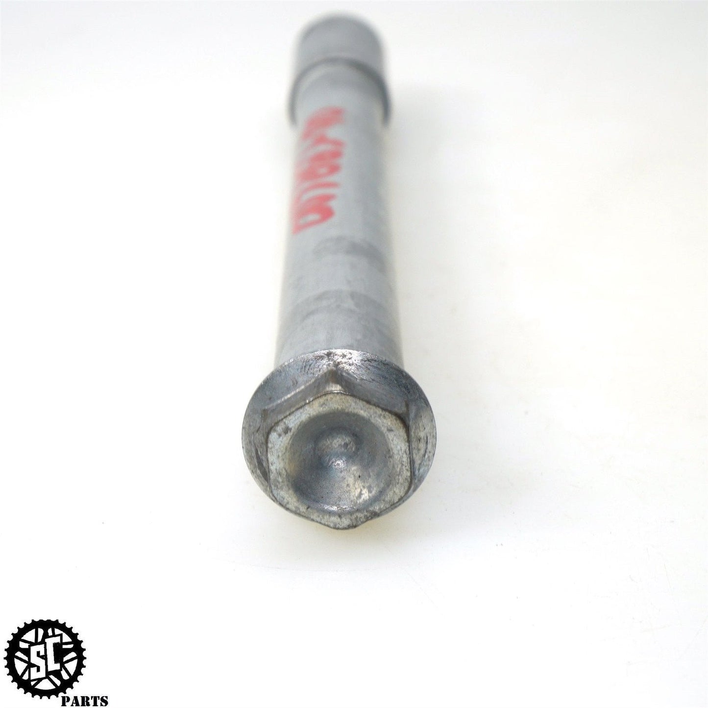 03 04 HONDA CBR600RR FRONT WHEEL AXLE BOLT H43 - SALVAGECYCLEPARTS