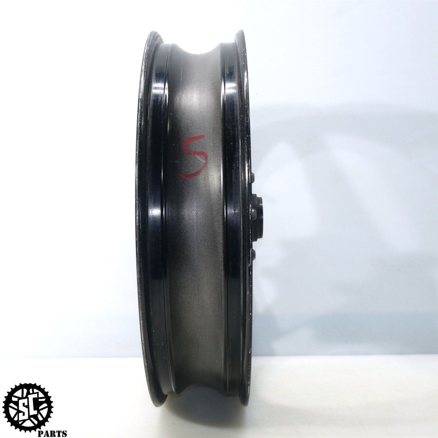 03 04 HONDA CBR600RR FRONT WHEEL RIM STRAIGHT H43 - SALVAGECYCLEPARTS