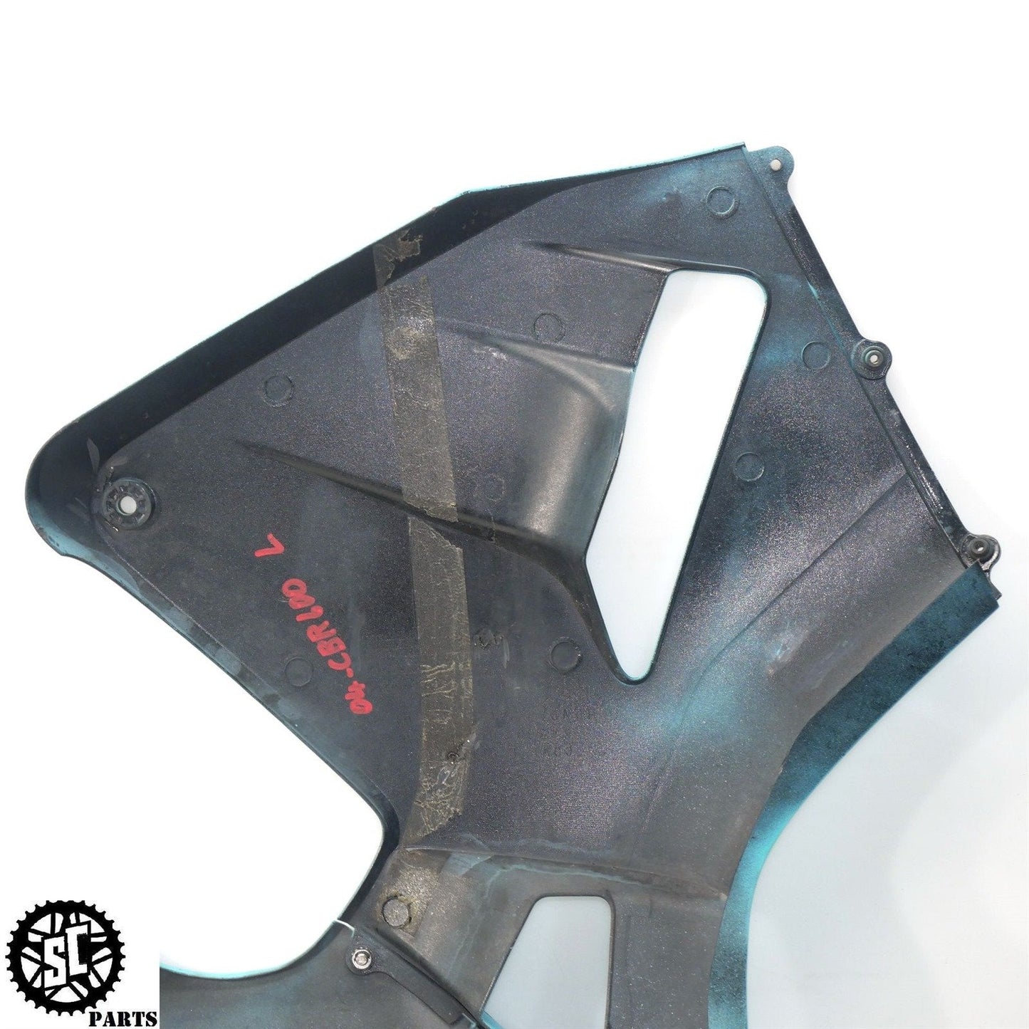 03 04 HONDA CBR600RR LEFT RIGHT MID UPPER LOWER SIDE FAIRING PLASTIC OEM H43 - SALVAGECYCLEPARTS