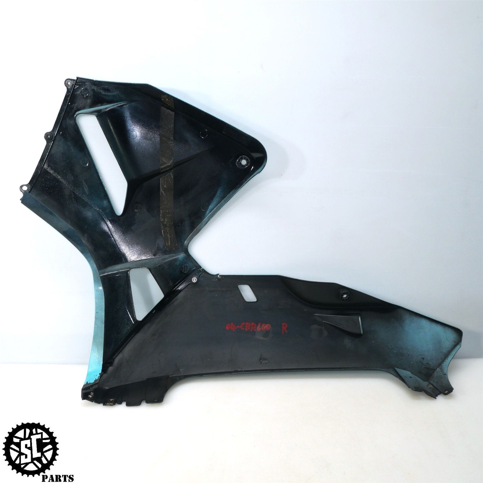03 04 HONDA CBR600RR LEFT RIGHT MID UPPER LOWER SIDE FAIRING PLASTIC OEM H43 - SALVAGECYCLEPARTS