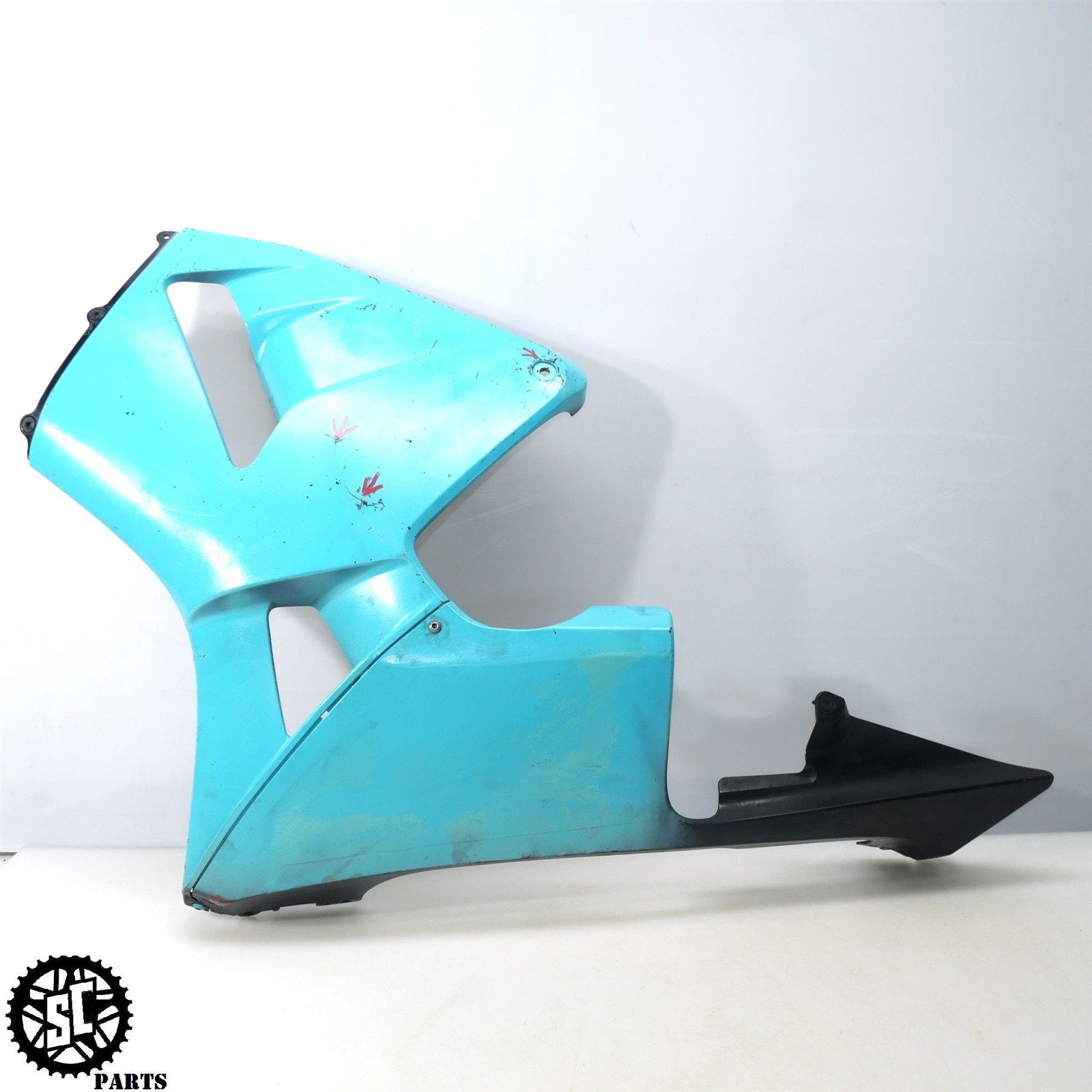 03 04 HONDA CBR600RR LEFT RIGHT MID UPPER LOWER SIDE FAIRING PLASTIC OEM H43 - SALVAGECYCLEPARTS