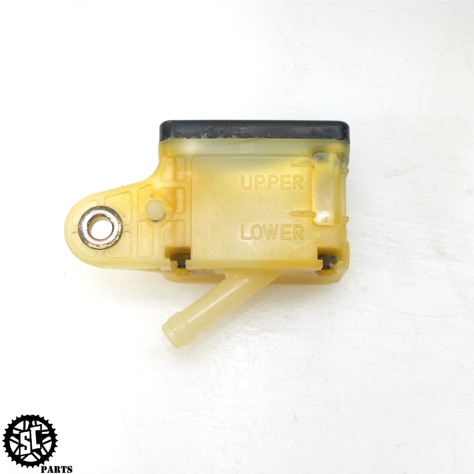 03 04 HONDA CBR600RR REAR BRAKE FLUID RESERVOIR TANK H43 - SALVAGECYCLEPARTS