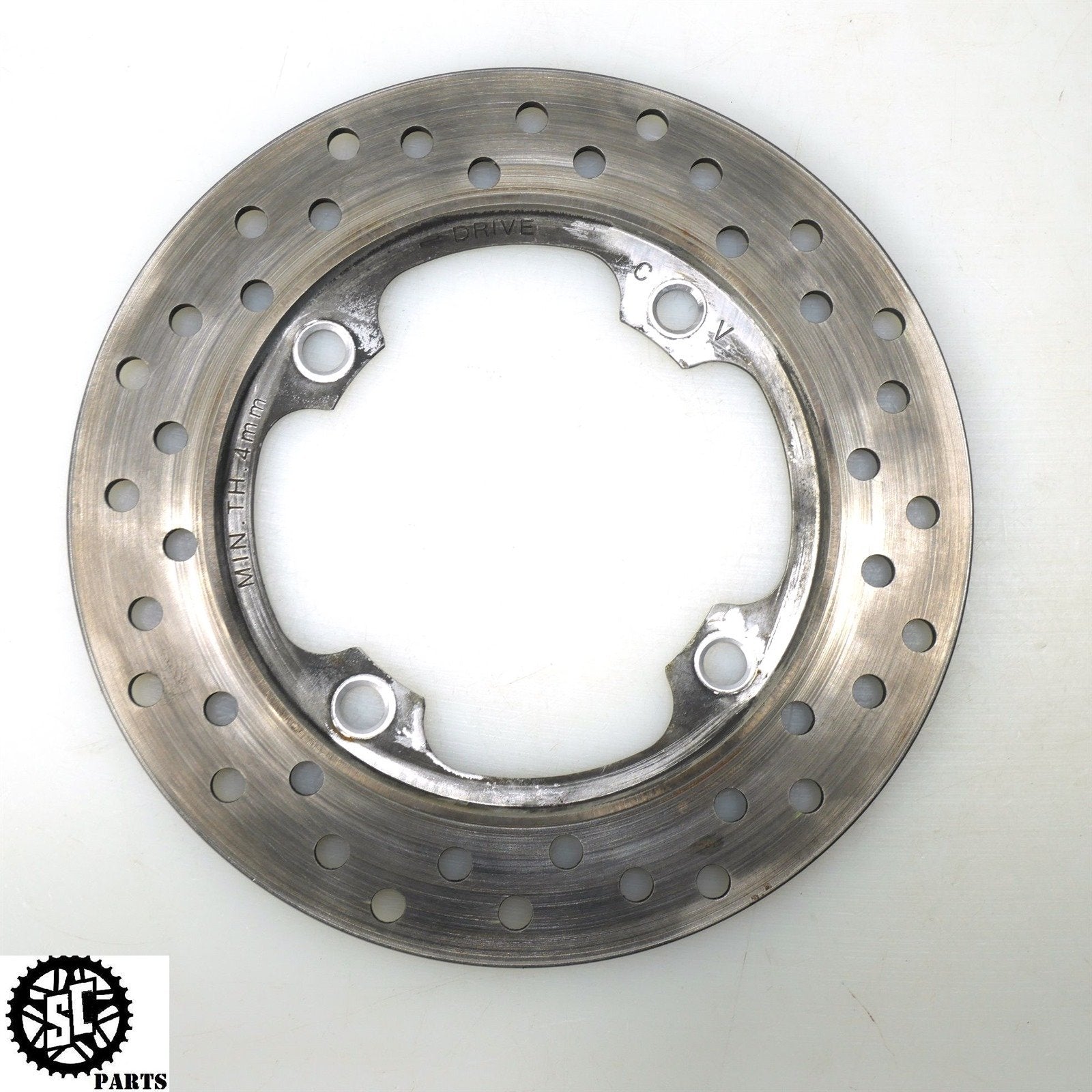 03 04 HONDA CBR600RR REAR BRAKE ROTOR H43 - SALVAGECYCLEPARTS