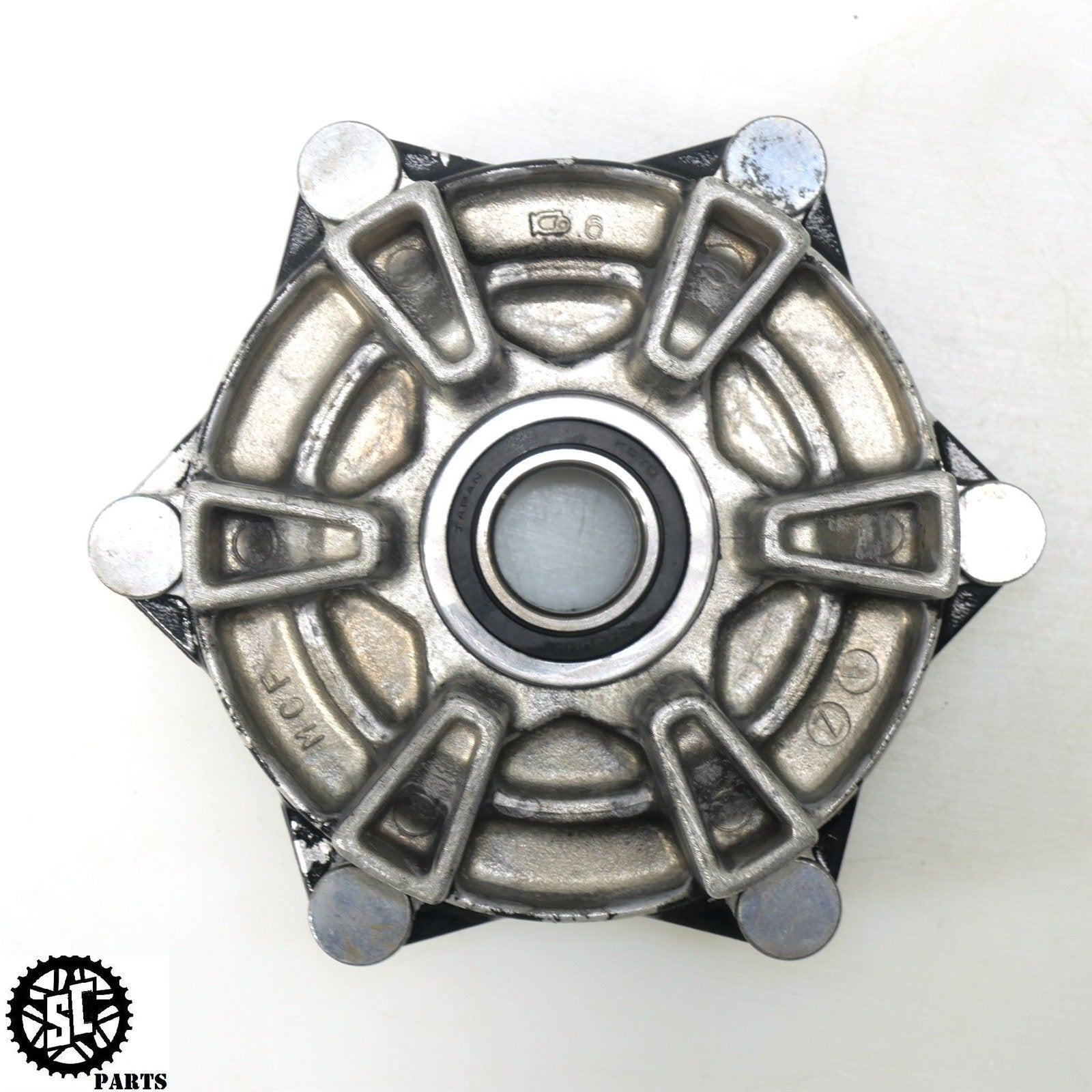 03 04 HONDA CBR600RR REAR SPROCKET HUB 42615 - MEE - 000 H43 - SALVAGECYCLEPARTS