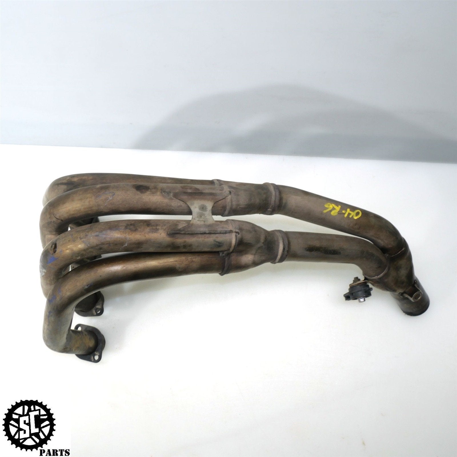 03 - 05 YAMAHA YZF R6 06 - 09 R6S EXHAUST MANIFOLD HEADER PIPE Y26 - SALVAGECYCLEPARTS