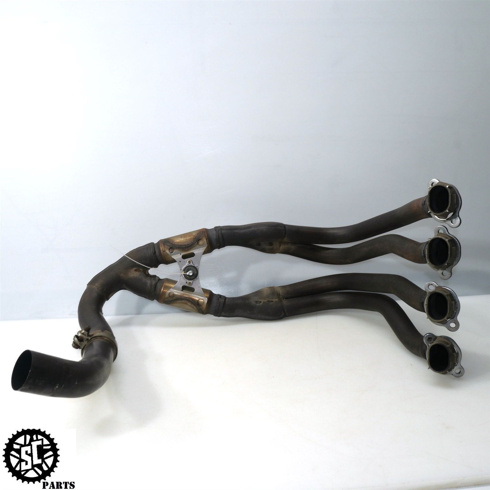 04 - 05 2005 HONDA CBR1000RR EXHAUST HEADER PIPE H19 - SALVAGECYCLEPARTS