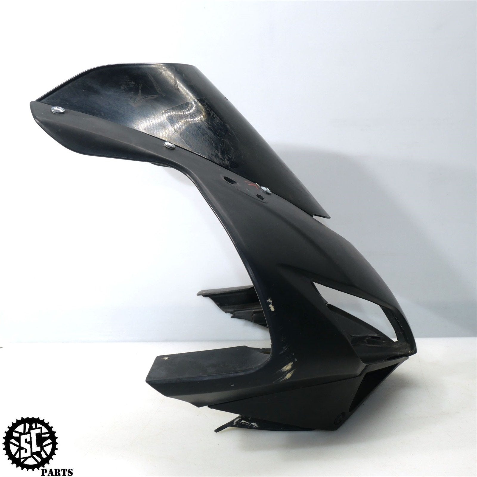 04 - 05 2005 HONDA CBR1000RR FRONT UPPER HEADLIGHT FAIRING COWL H19 - SALVAGECYCLEPARTS