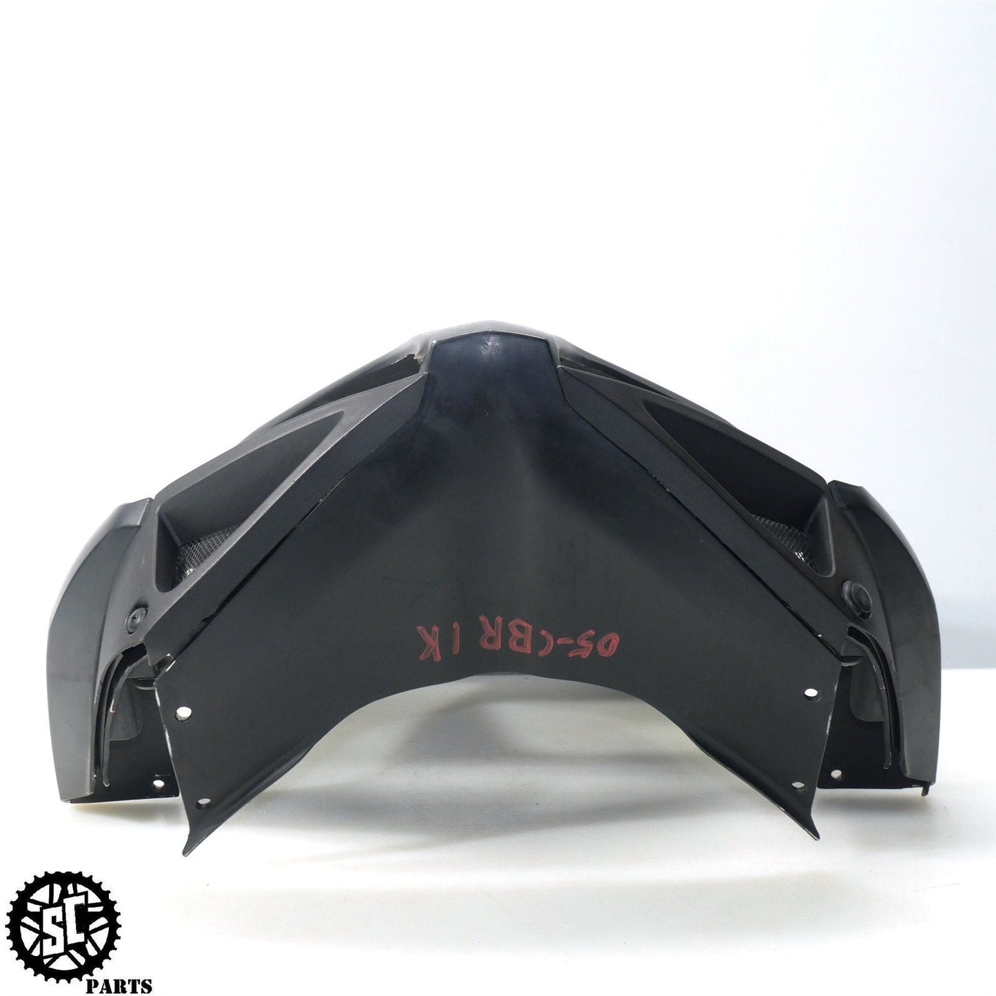 04 - 05 2005 HONDA CBR1000RR FRONT UPPER HEADLIGHT FAIRING COWL H19 - SALVAGECYCLEPARTS