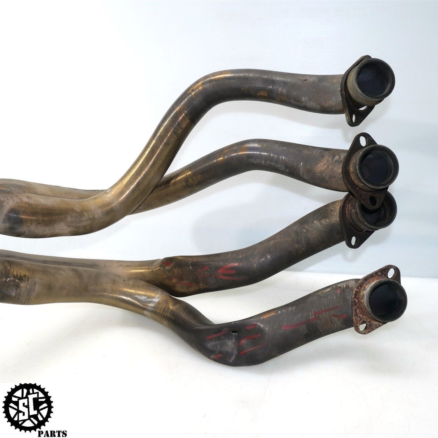 04 05 KAWASAKI NINJA ZX10R MICRON FULL EXHAUST SYSTEM HEADER SLIP ON K11 - SALVAGECYCLEPARTS