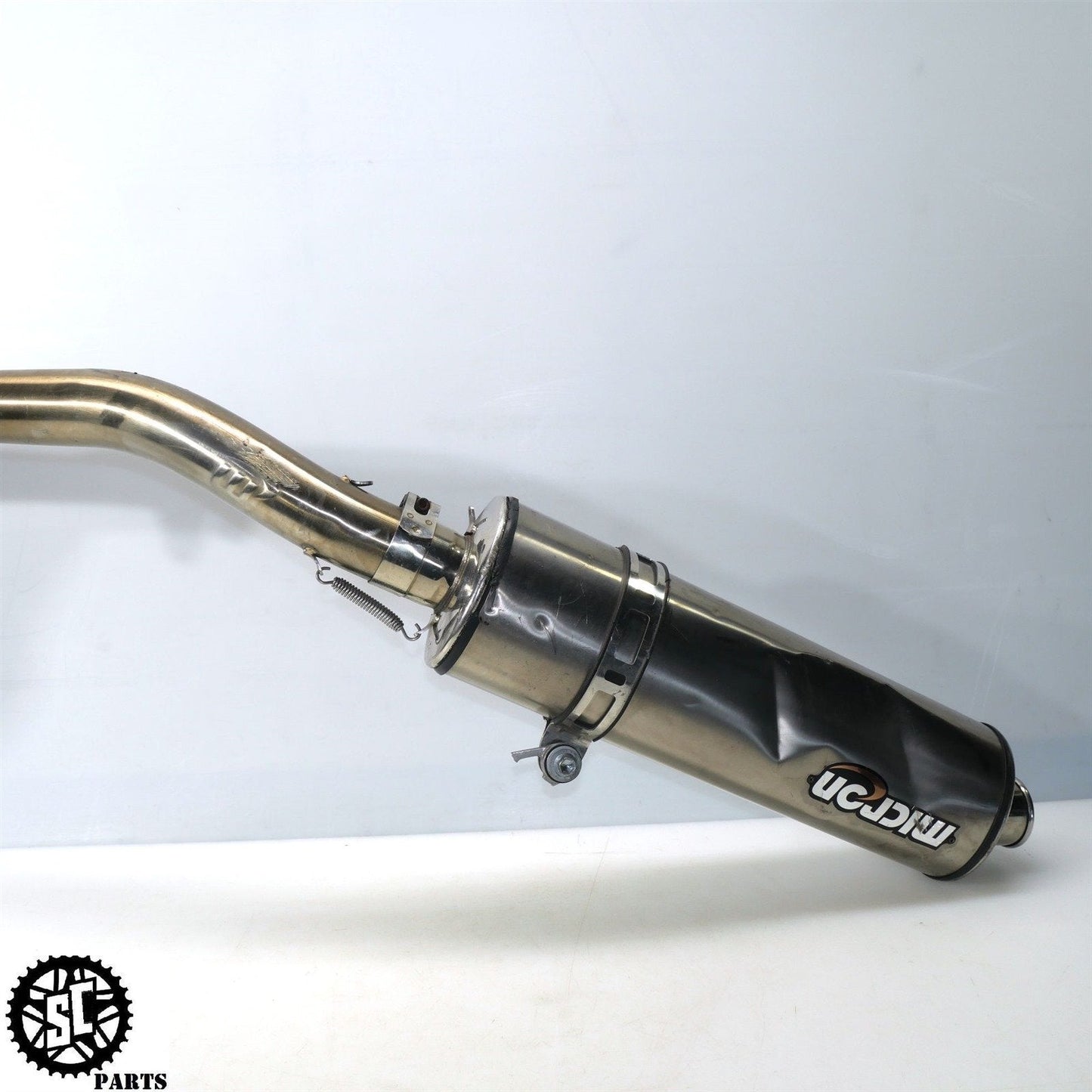 04 05 KAWASAKI NINJA ZX10R MICRON FULL EXHAUST SYSTEM HEADER SLIP ON K11 - SALVAGECYCLEPARTS