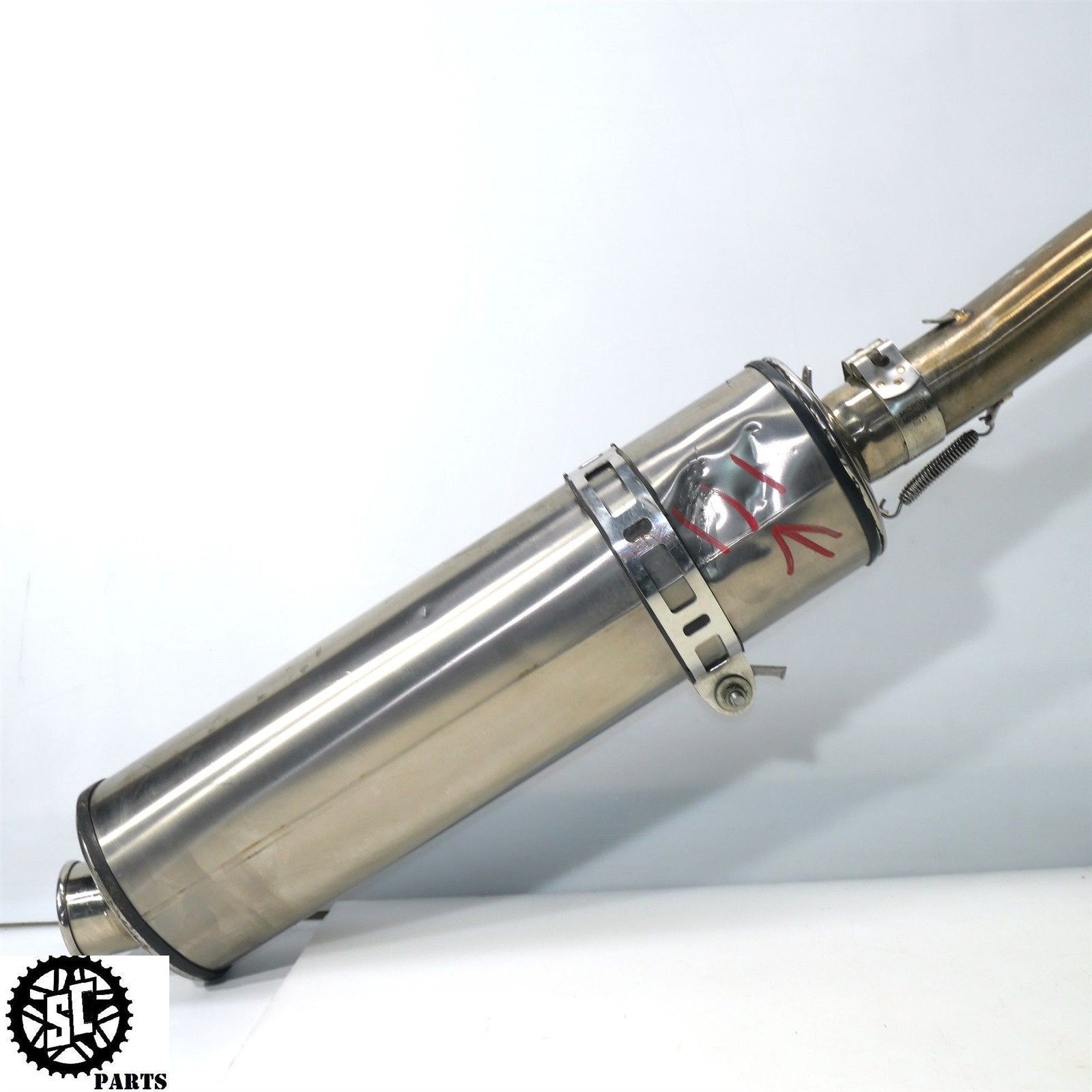 04 05 KAWASAKI NINJA ZX10R MICRON FULL EXHAUST SYSTEM HEADER SLIP ON K11 - SALVAGECYCLEPARTS