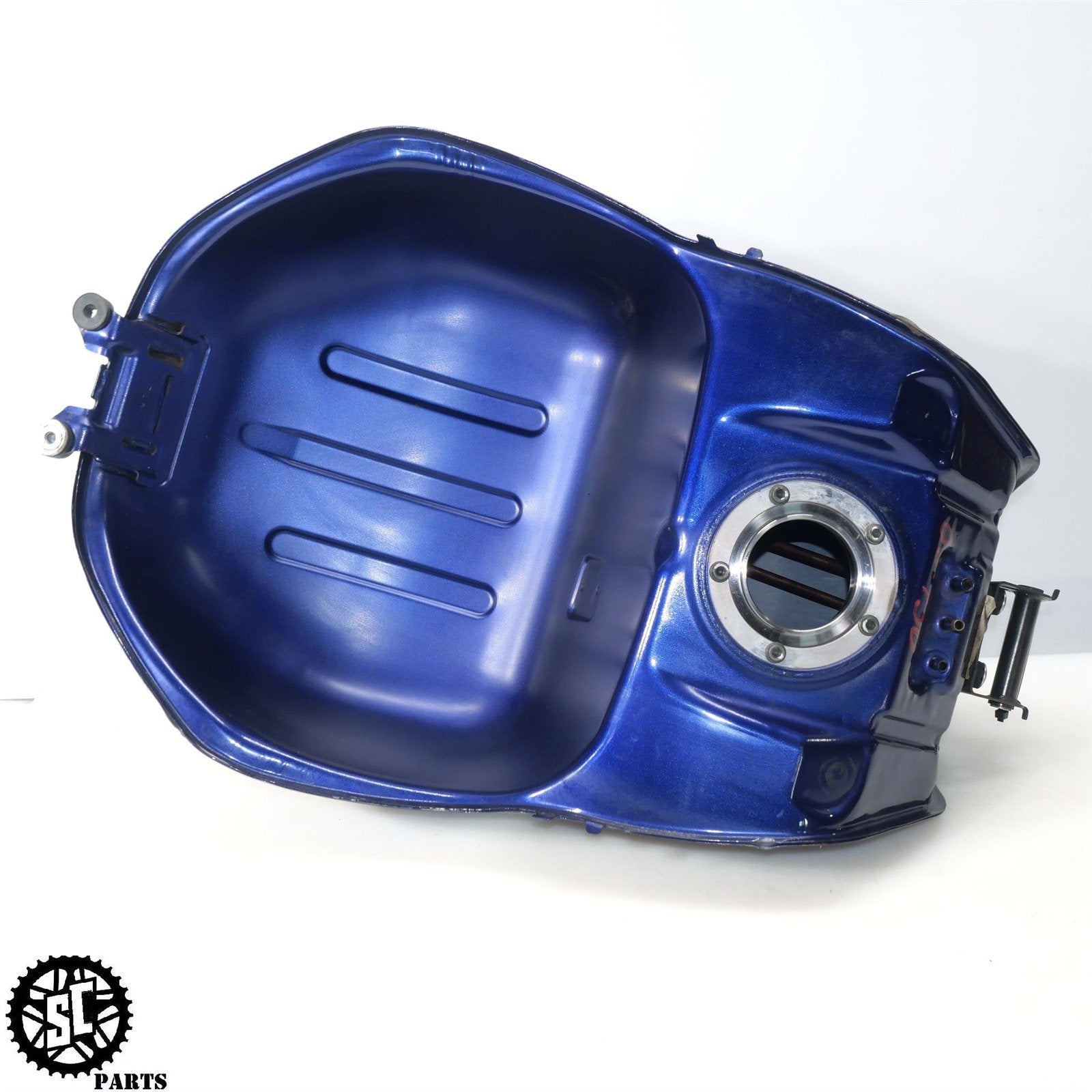 04-05 SUZUKI GSXR 600 750 FUEL GAS TANK BLUE S60 – SALVAGECYCLEPARTS