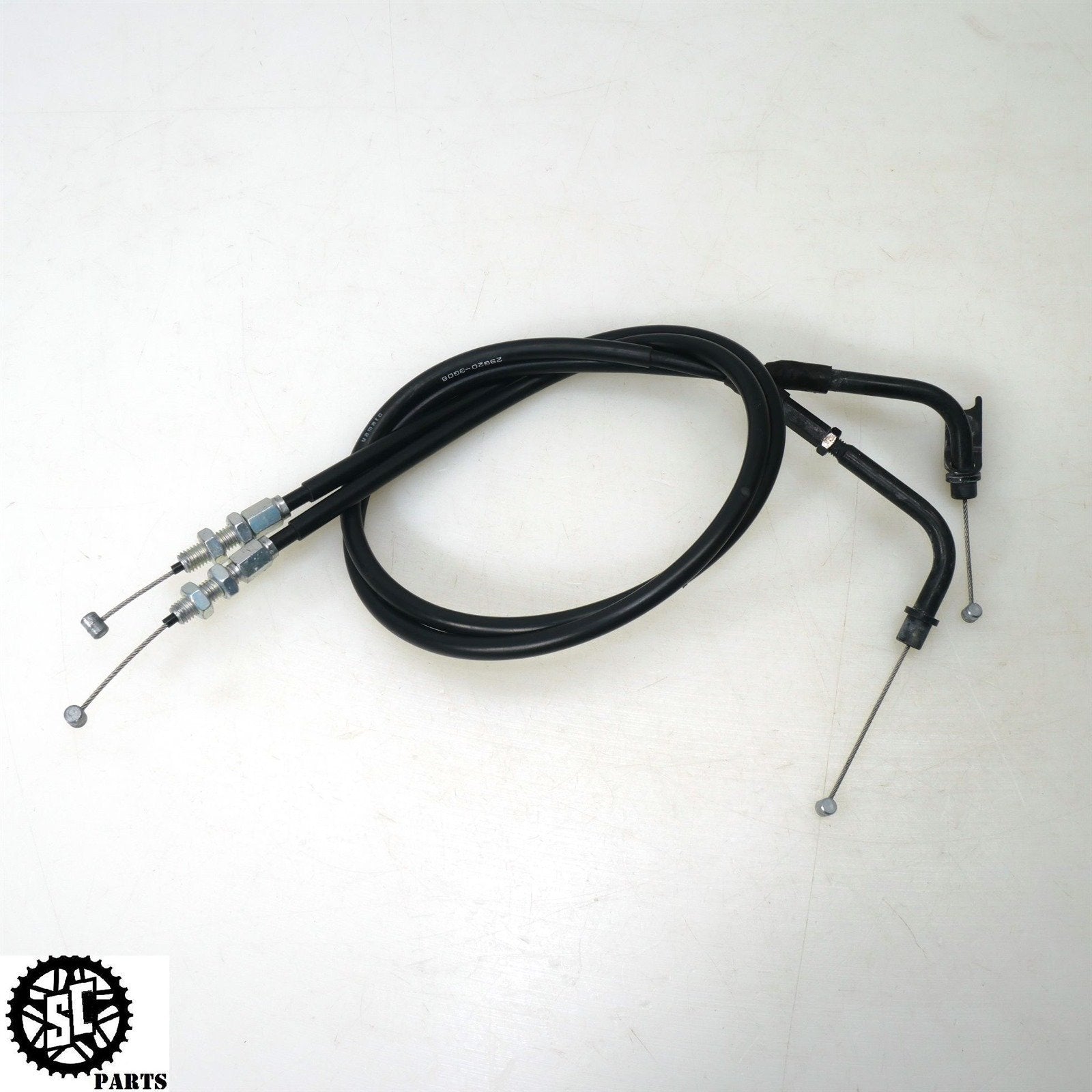 04 05 SUZUKI GSXR 600 750 THROTTLE CABLE LINE SET S24 - SALVAGECYCLEPARTS