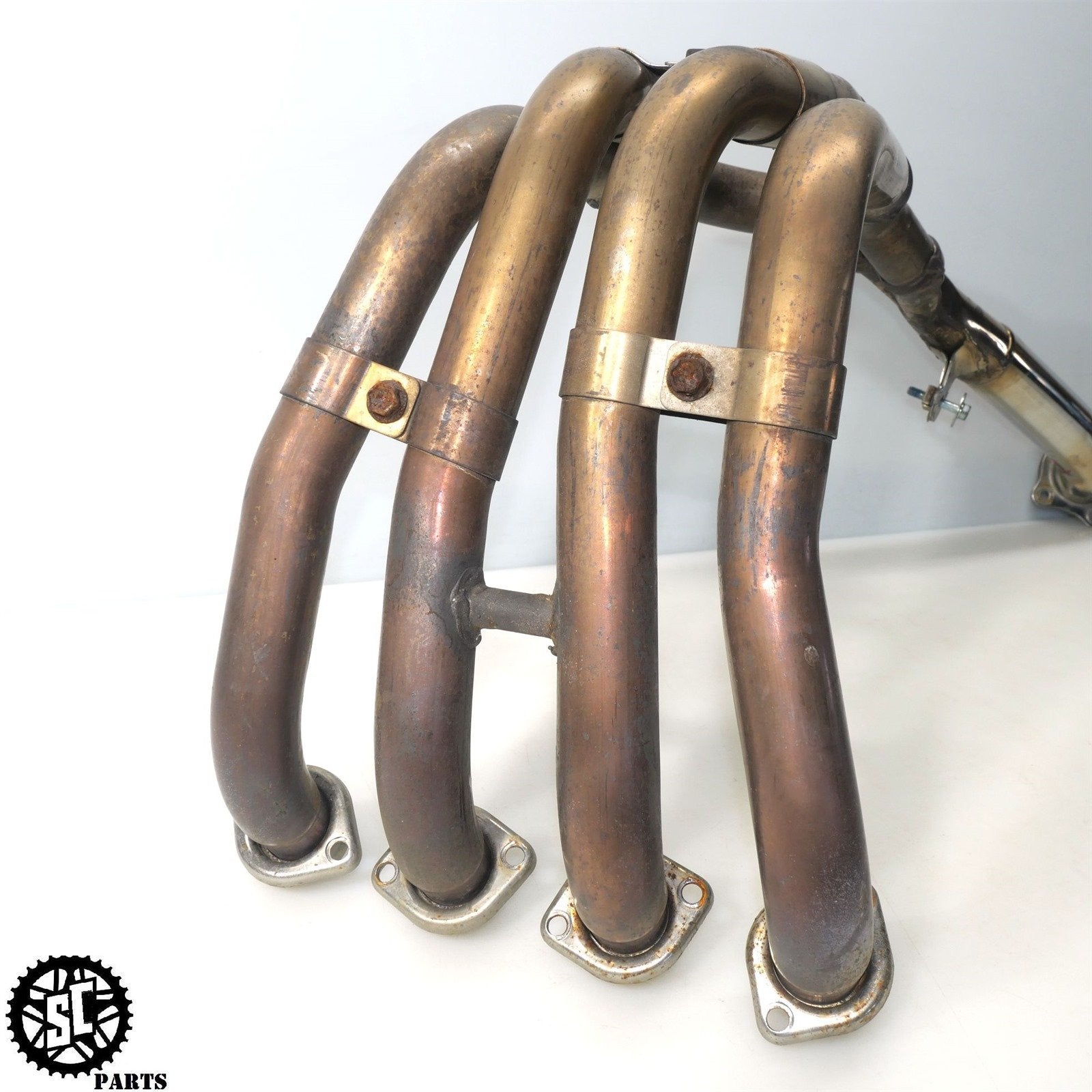 04 05 SUZUKI GSXR 600 EXHAUST HEADER S33 - SALVAGECYCLEPARTS