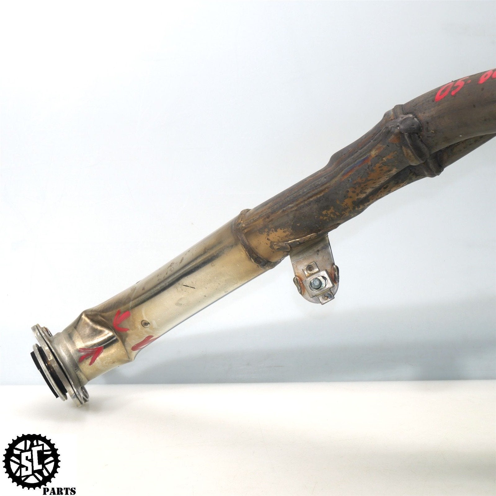 04 05 SUZUKI GSXR 600 EXHAUST HEADER S33 - SALVAGECYCLEPARTS