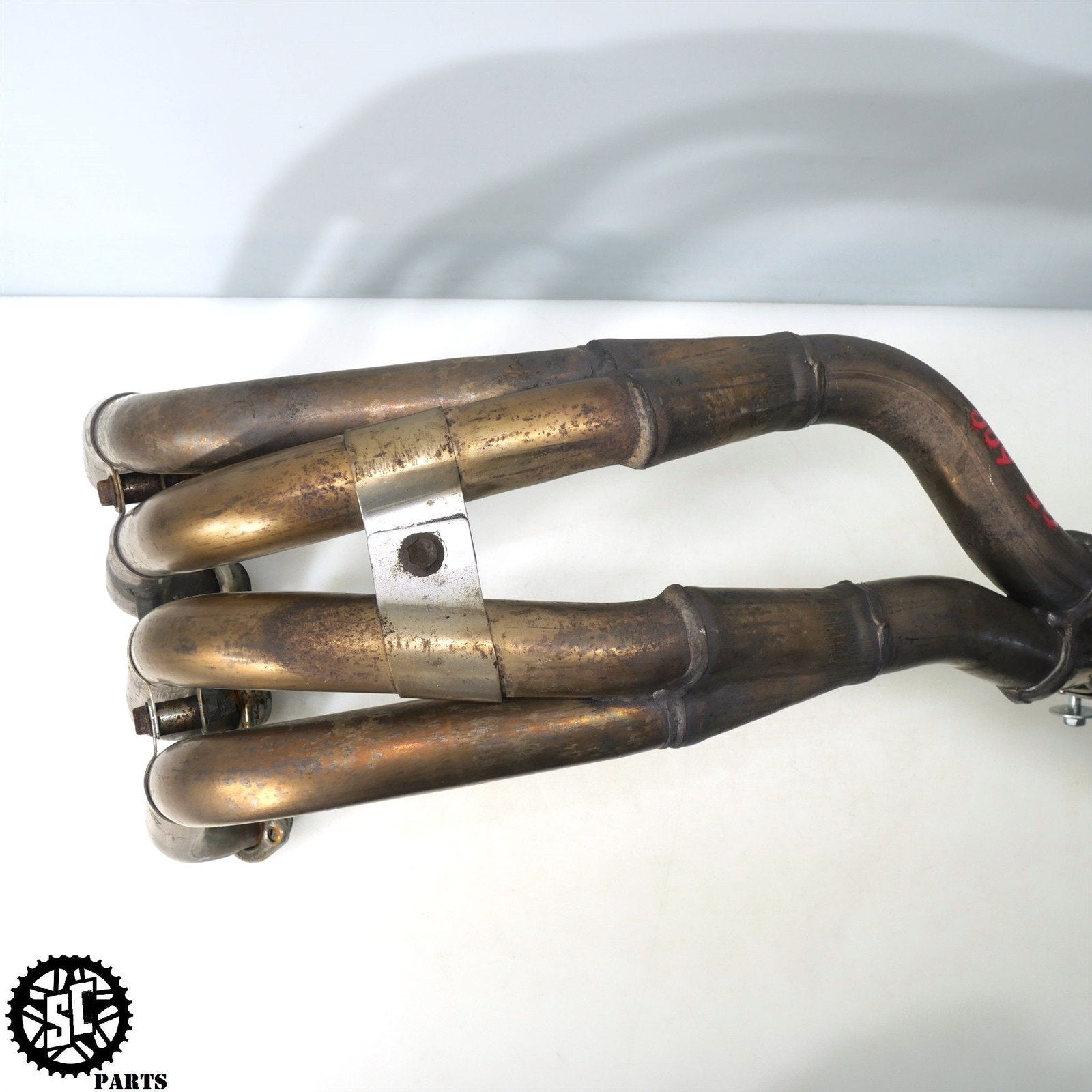 04 05 SUZUKI GSXR 600 EXHAUST HEADER S33 - SALVAGECYCLEPARTS