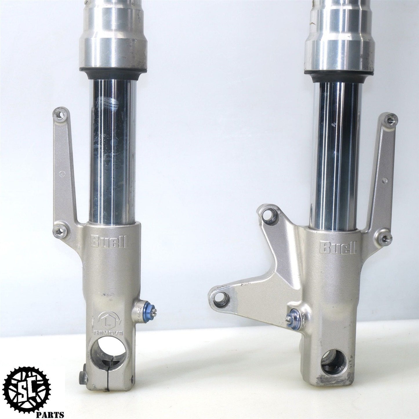 04 - 06 BUELL LIGHTNING XB12 FRONT END FORK TUBE STRAIGHT HB08 - SALVAGECYCLEPARTS