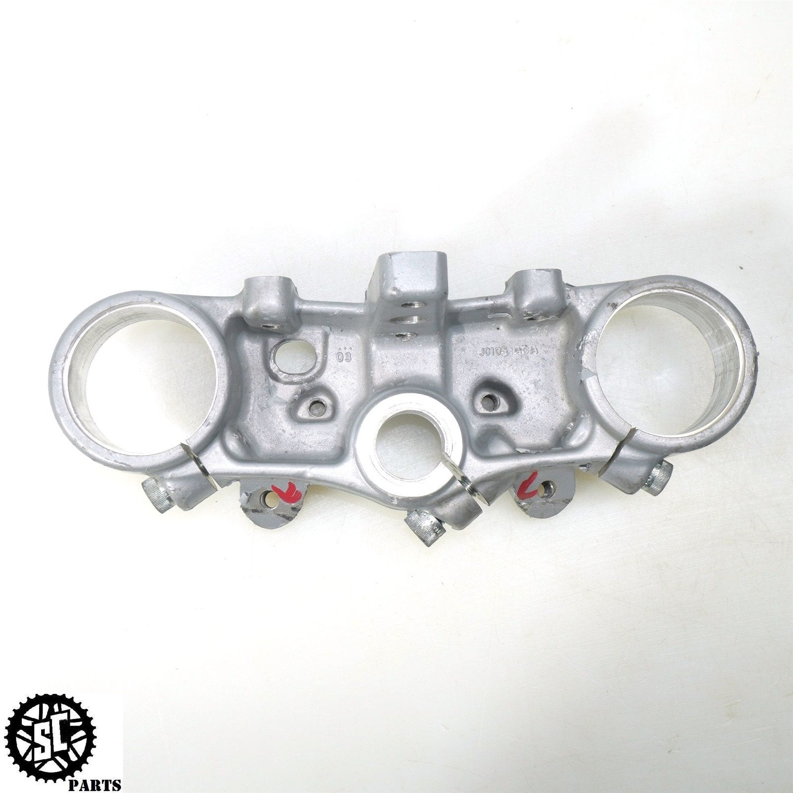 04 - 06 BUELL LIGHTNING XB12 UPPER TRIPLE TREE HB08 - SALVAGECYCLEPARTS
