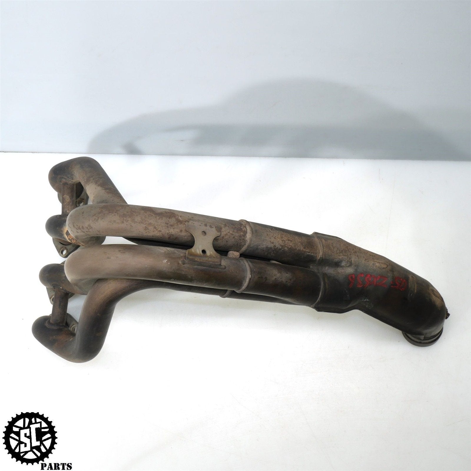 05 06 2005 KAWASAKI NINJA ZX6R 636 EXHAUST HEADER K24 - SALVAGECYCLEPARTS