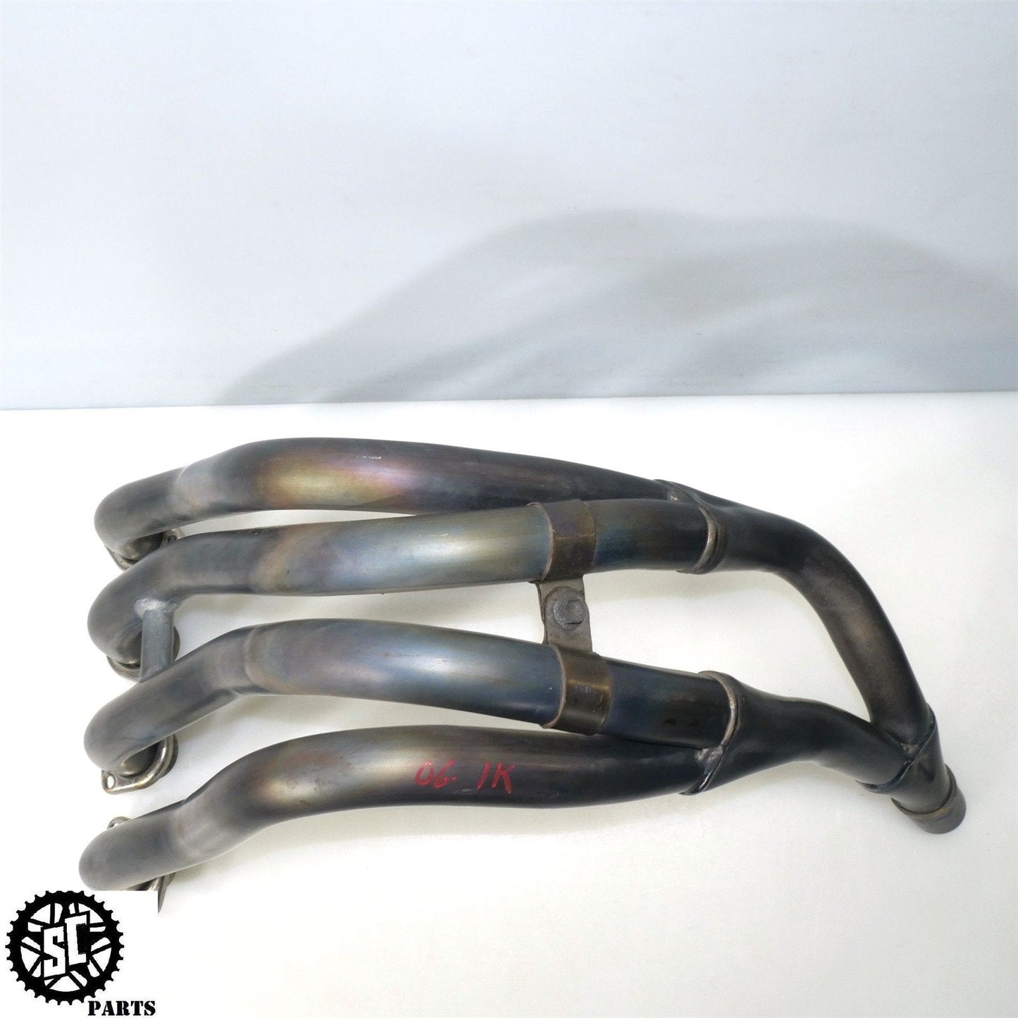 05 06 SUZUKI GSXR 1000 EXHAUST HEADER S68 - SALVAGECYCLEPARTS