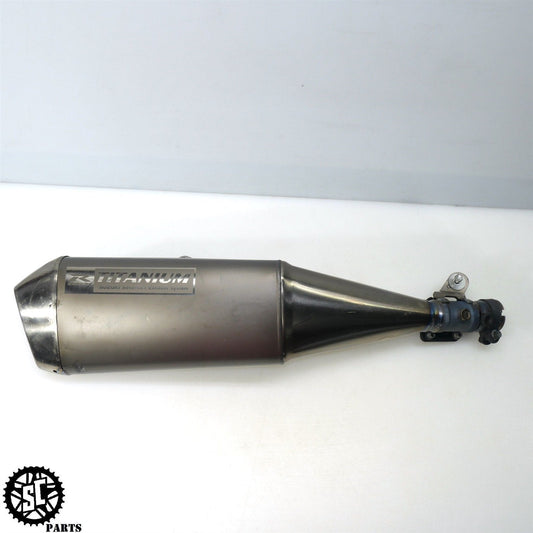 05 06 SUZUKI GSXR1000 OEM SLIP ON EXHAUST FACTORY TITANIUM S26 - SALVAGECYCLEPARTS