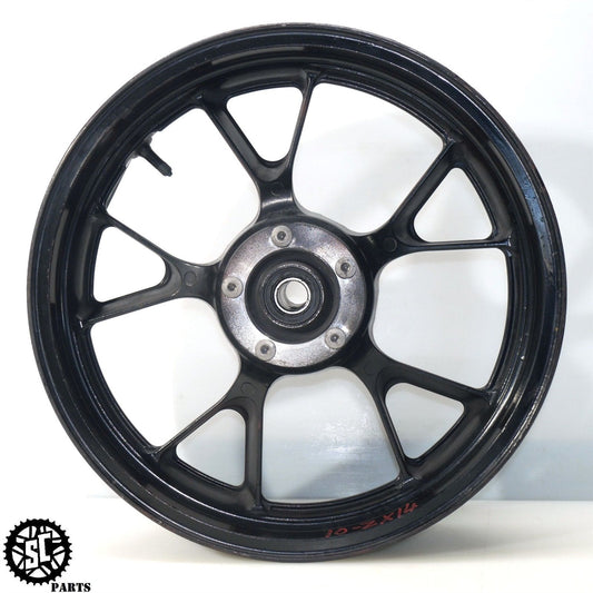 06 07 08 09 2010 KAWASAKI NINJA ZX14R FRONT WHEEL RIM SB K70 - SALVAGECYCLEPARTS