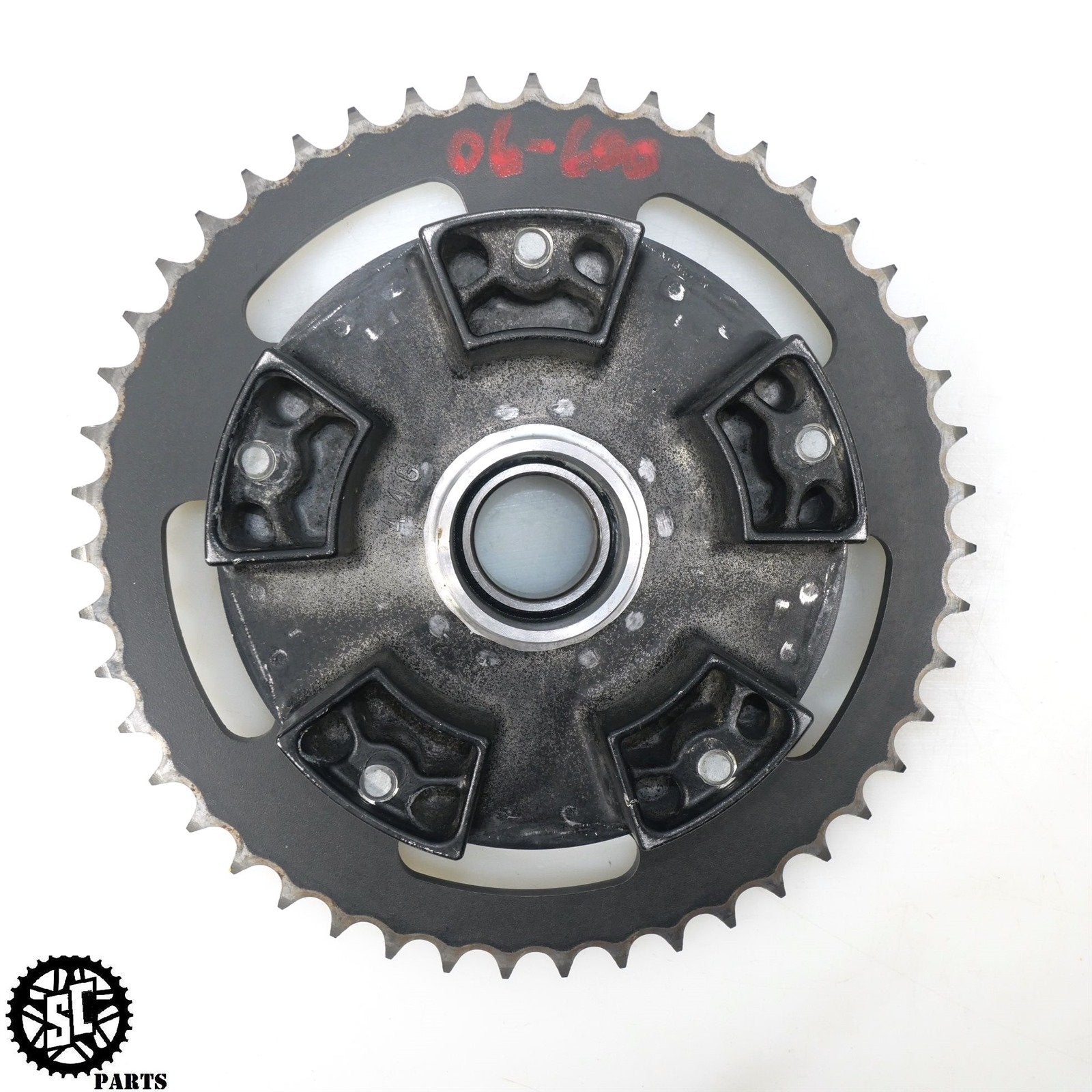 06 07 2006 SUZUKI GSXR600 REAR SPROCKET HUB VORTEX S57 - SALVAGECYCLEPARTS
