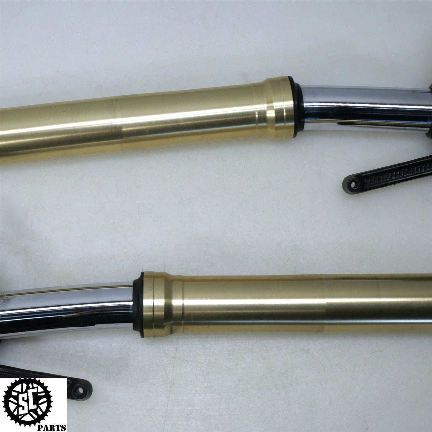 06 07 2008 - 2011 KAWASAKI ZX14 FRONT FORKS LEFT RIGHT SB K48 - SALVAGECYCLEPARTS