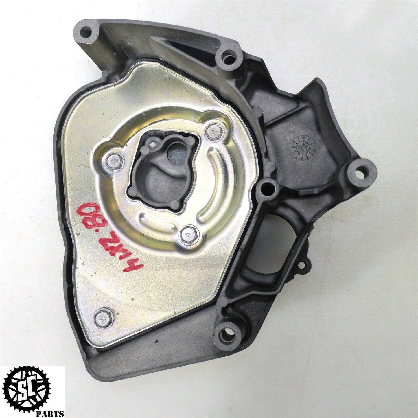 06 07 2008 - 2011 KAWASAKI ZX14 FRONT SPROCKET COVER K48 - SALVAGECYCLEPARTS