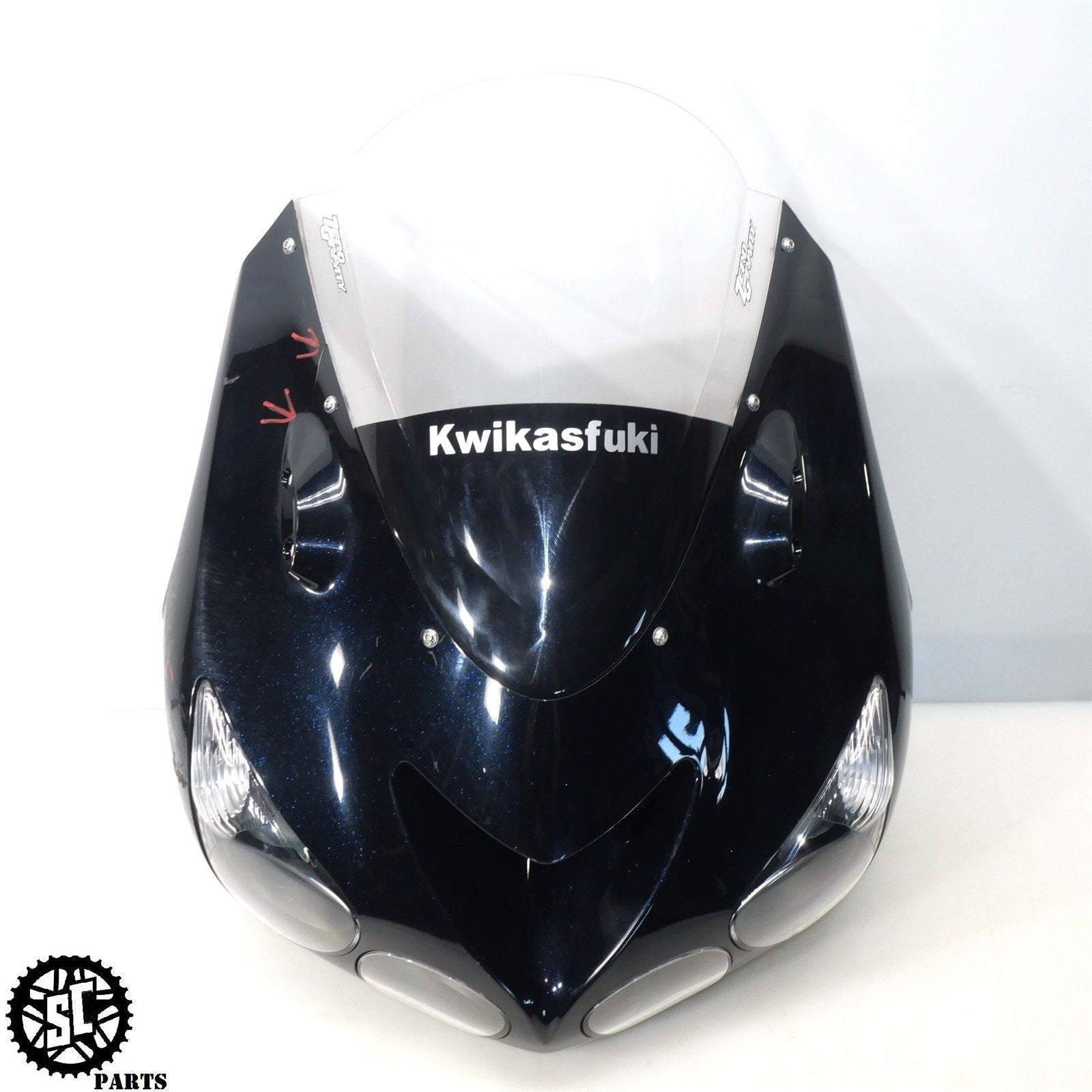 06 07 2008-2011 KAWASAKI ZX14 FRONT UPPER FAIRING OEM