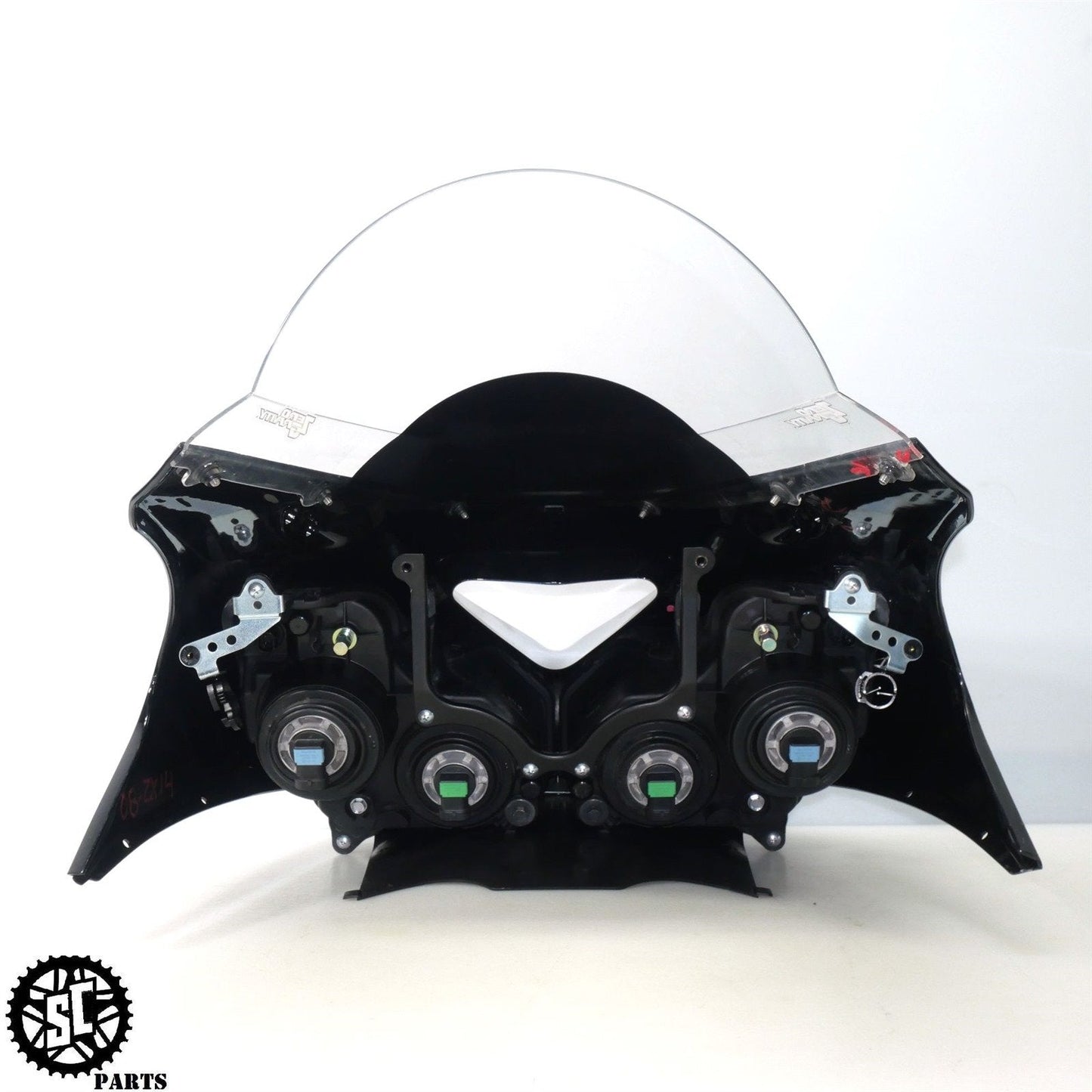 06 07 2008 - 2011 KAWASAKI ZX14 FRONT UPPER FAIRING OEM PLASTIC COWL K48 - SALVAGECYCLEPARTS