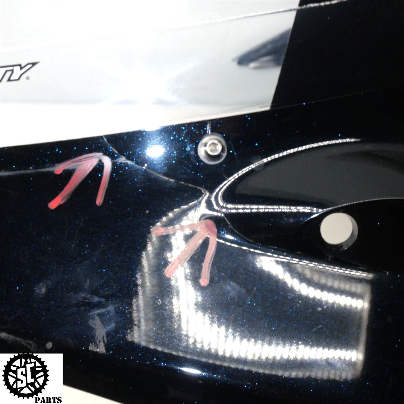 06 07 2008-2011 KAWASAKI ZX14 FRONT UPPER FAIRING OEM