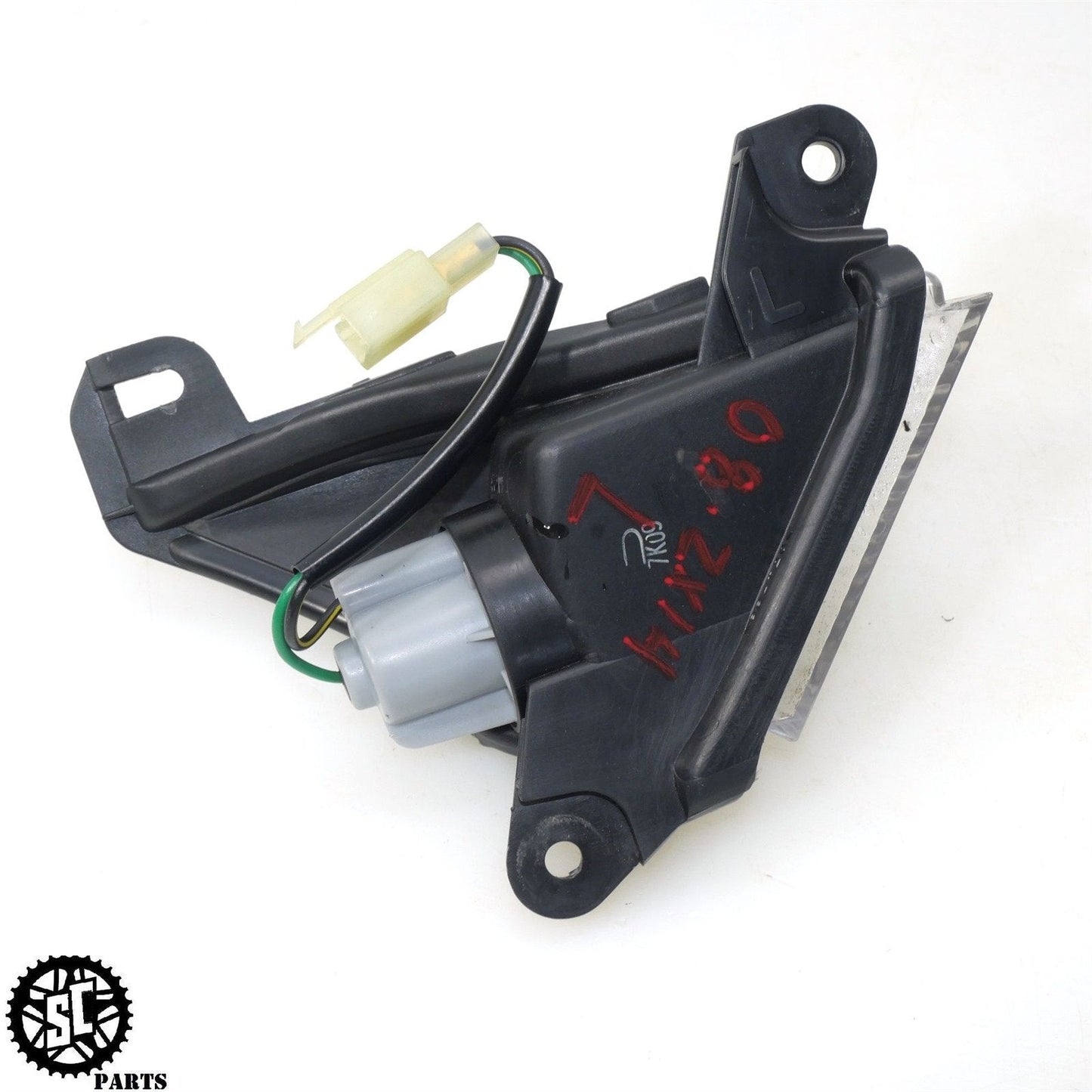 06 07 2008 - 2011 KAWASAKI ZX14 LEFT RIGHT FRONT TURN SIGNAL INDICATOR LIGHT K48 - SALVAGECYCLEPARTS